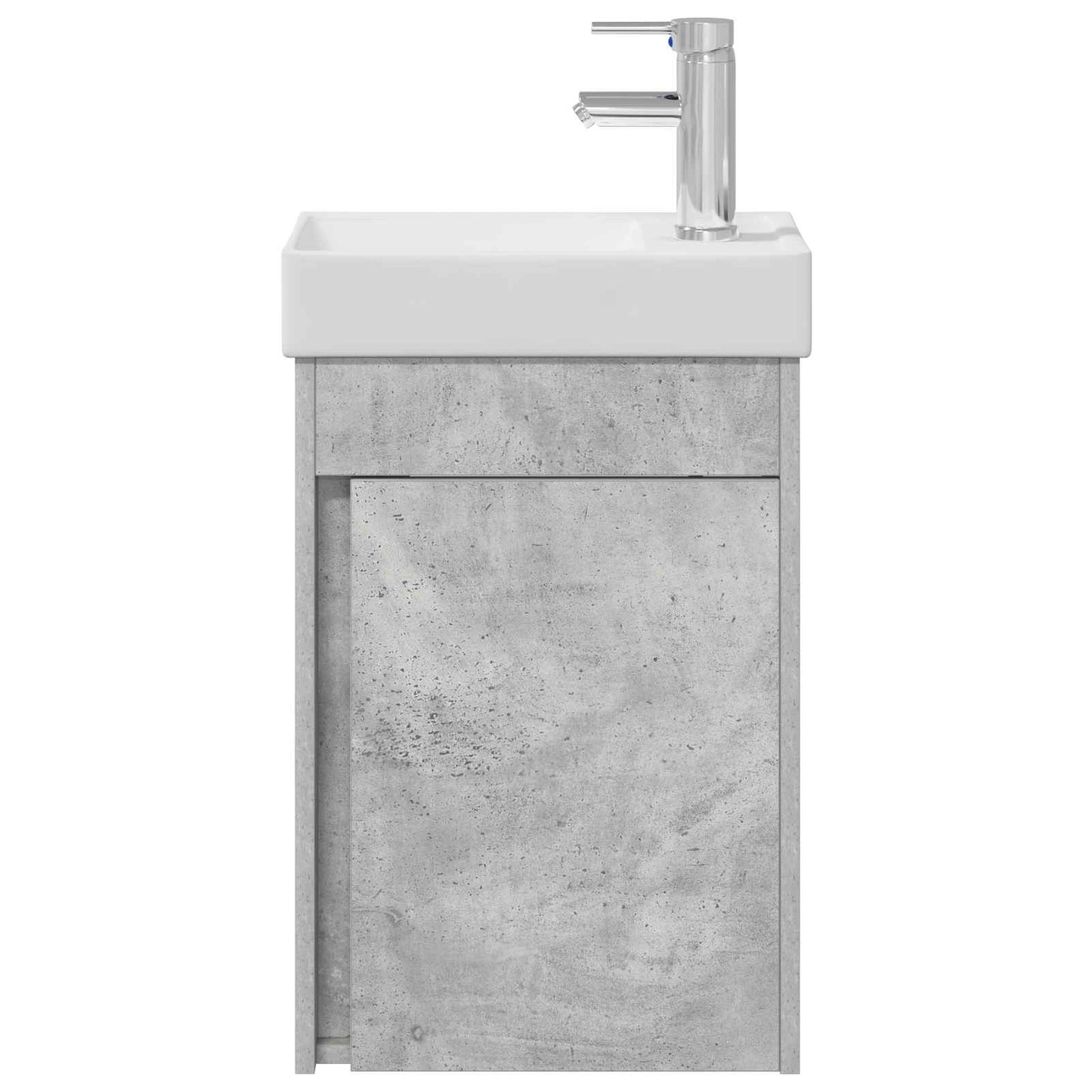 vidaXL Μονάδα μπάνιου με βρύση Γκρι Σκυροδέματος 40,5 x 22,5 x 62 εκ.