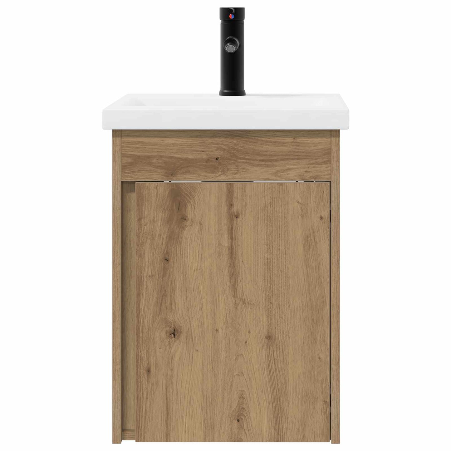 vidaXL Μονάδα μπάνιου με βρύση Artisan Δρυς 42 x 40 x 74,5 εκ