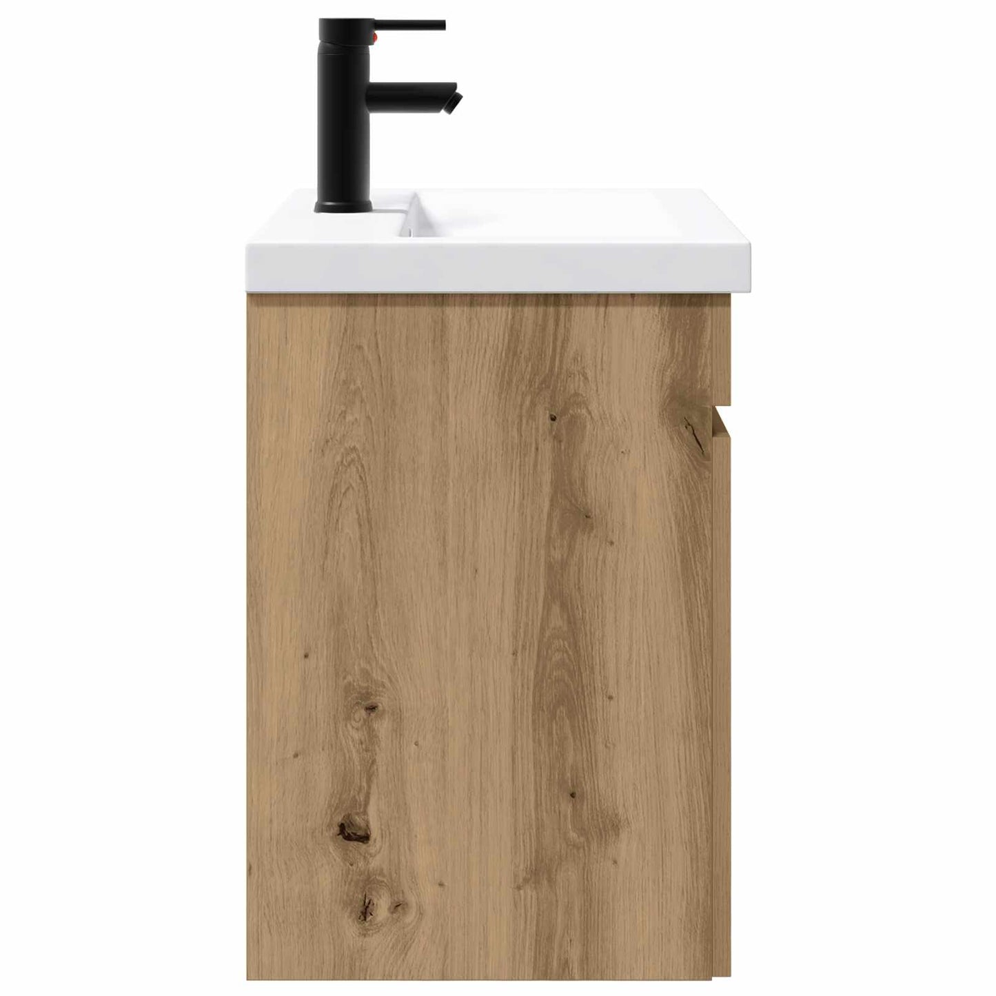 vidaXL Μονάδα μπάνιου με βρύση Artisan Δρυς 61 x 40 x 74,5 εκ.