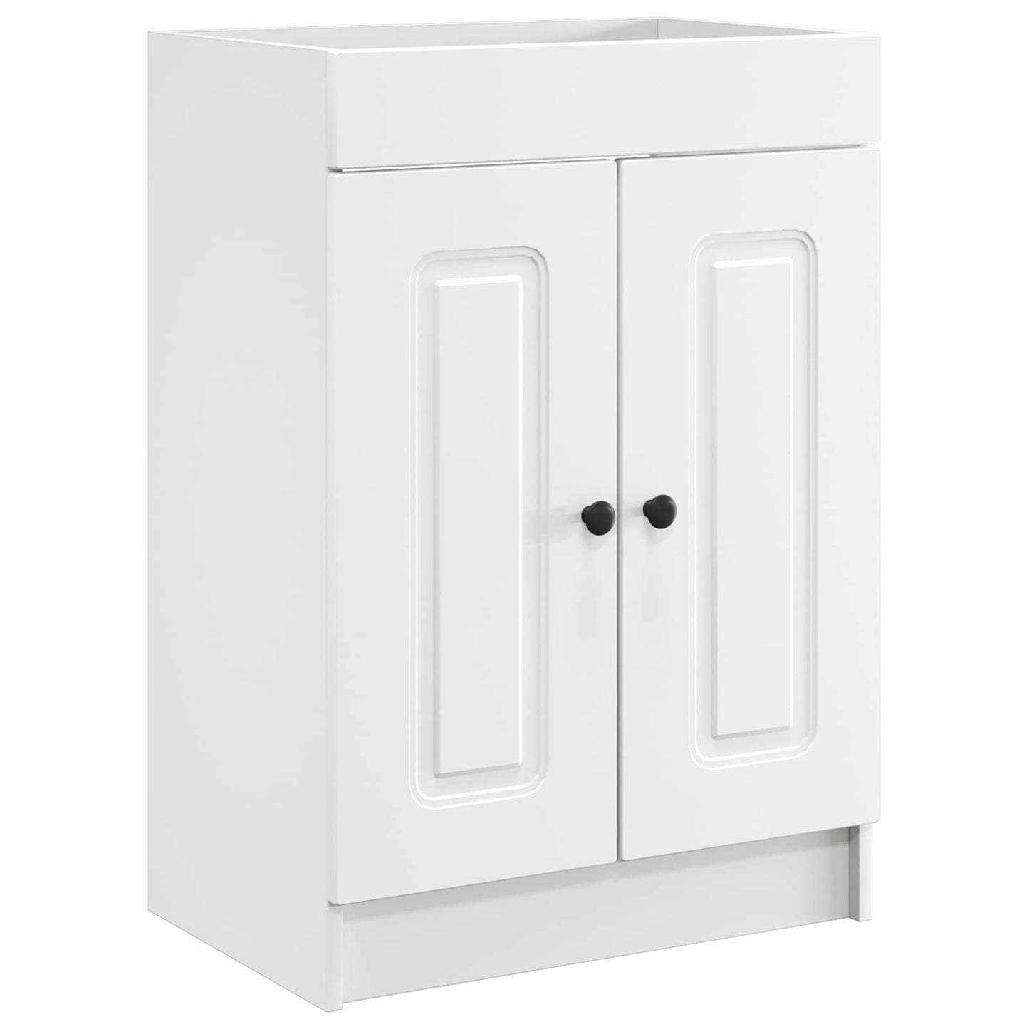 vidaXL Ντουλάπι κάτω από τον νιπτήρα Λευκό 56 x 37,5 x 81 εκ