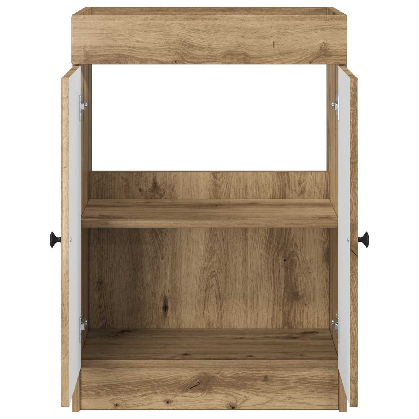 vidaXL Ντουλάπι κάτω από τον νιπτήρα Artisan Δρυς 56 x 37,5 x 81 εκ