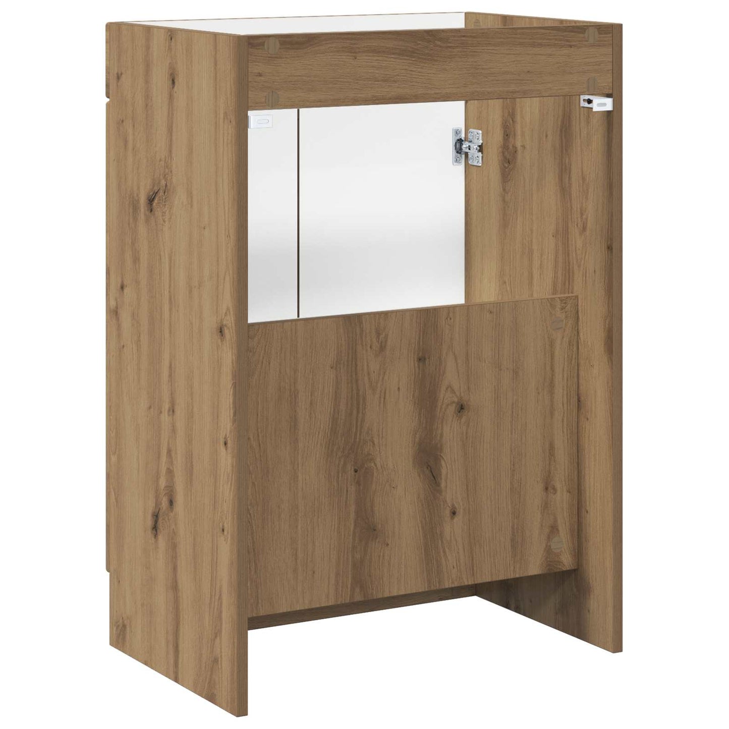 vidaXL Ντουλάπι κάτω από τον νιπτήρα Artisan Δρυς 56 x 37,5 x 81 εκ