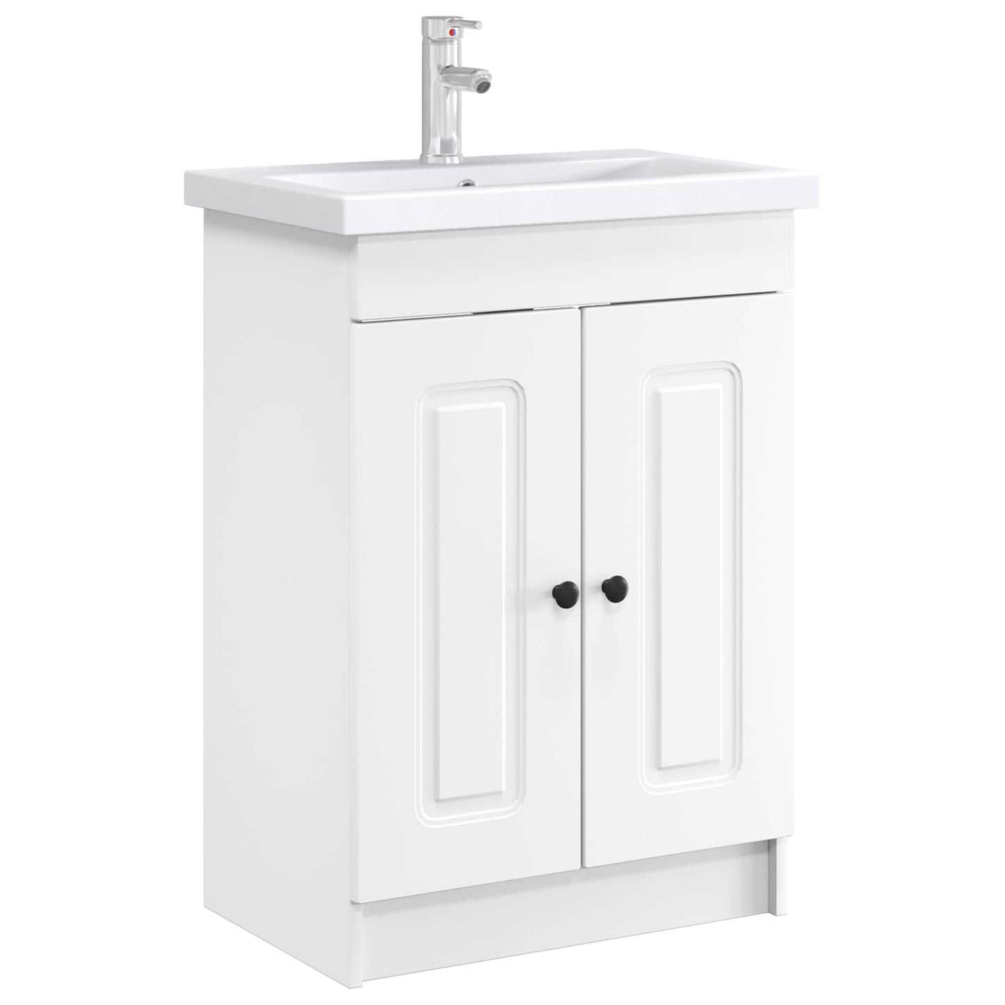 vidaXL Ντουλάπι κάτω από τον νιπτήρα Λευκό 78,5 x 37,5 x 81 εκ