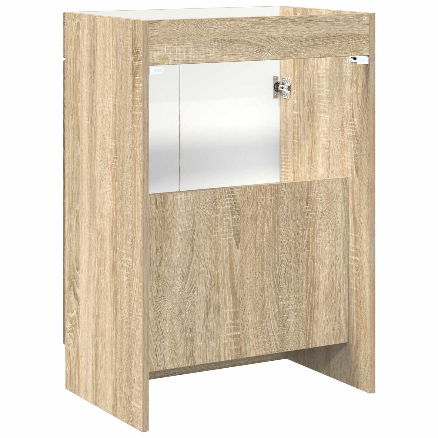 vidaXL Ντουλάπι κάτω από τον νιπτήρα Sonoma Δρυς 56 x 37,5 x 81 εκ