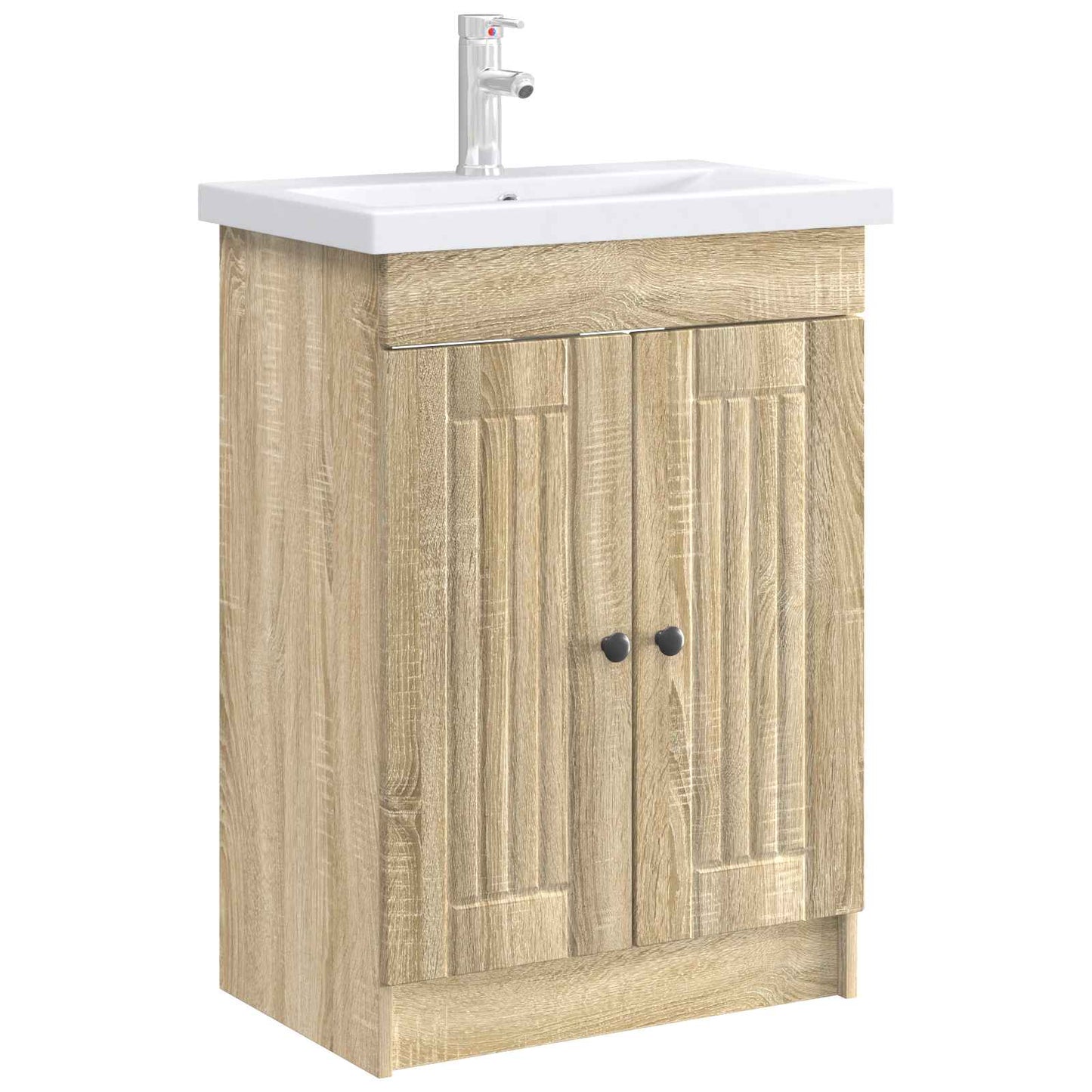 vidaXL Ντουλάπι κάτω από τον νιπτήρα Sonoma Δρυς 78,5 x 37,5 x 81 εκ