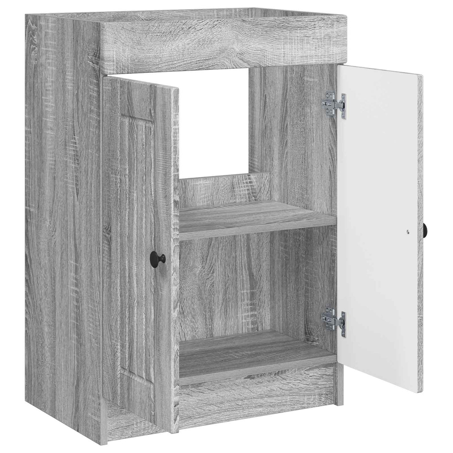 vidaXL Ντουλάπι κάτω από τον νιπτήρα Γκρι Sonoma 78,5 x 37,5 x 81 εκ