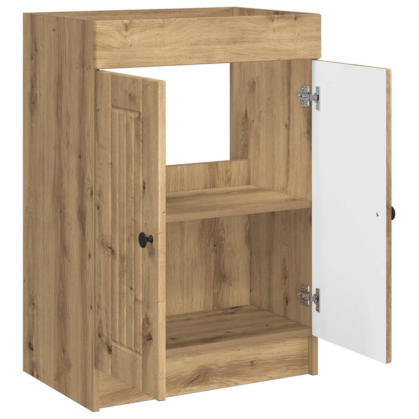 vidaXL Ντουλάπι κάτω από τον νιπτήρα Artisan Δρυς 78,5 x 37,5 x 81 εκ