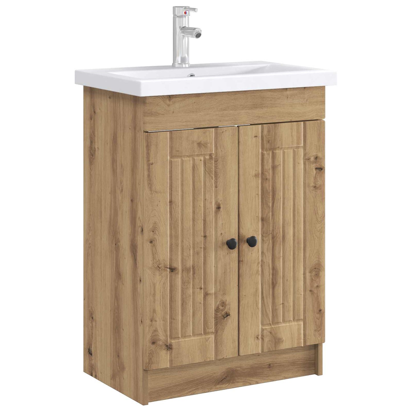 vidaXL Ντουλάπι κάτω από τον νιπτήρα Artisan Δρυς 78,5 x 37,5 x 81 εκ