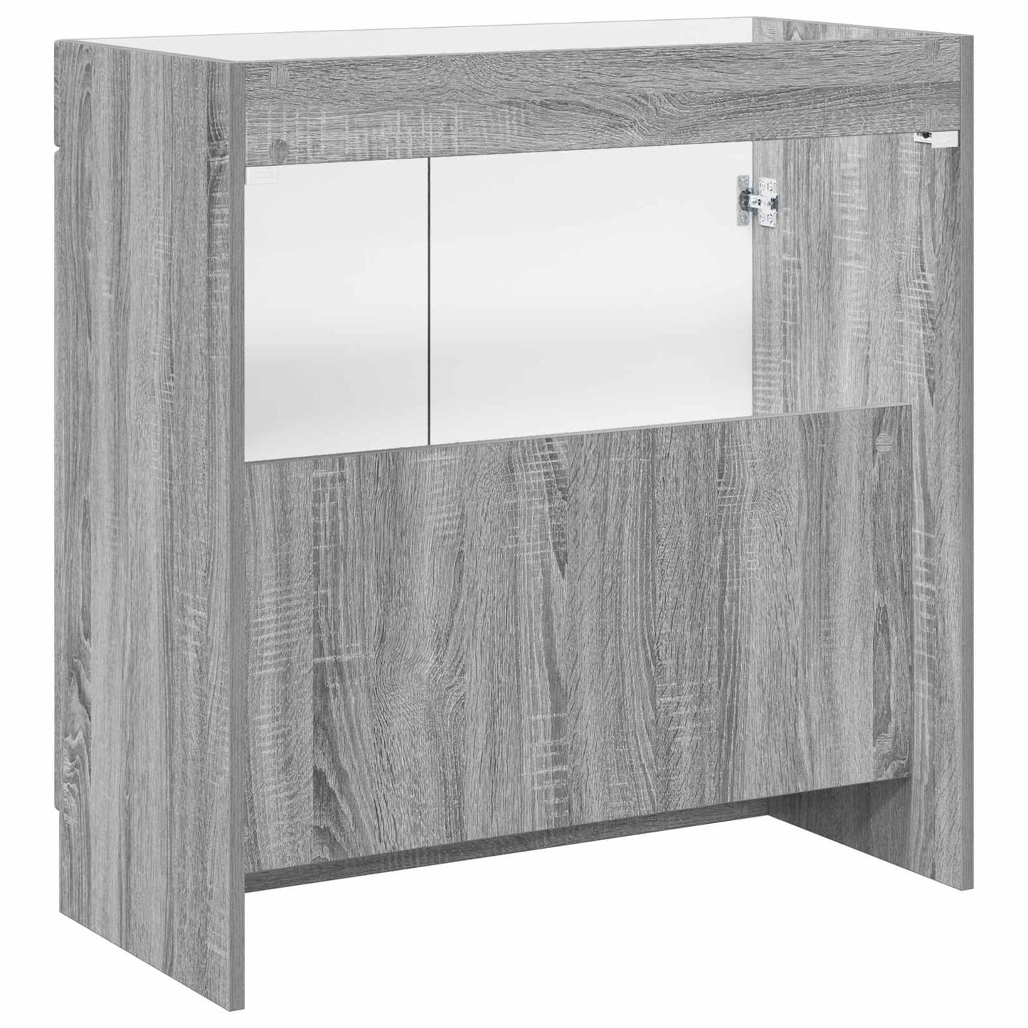 vidaXL Ντουλάπι κάτω από τον νιπτήρα Γκρι Sonoma 56 x 37,5 x 81 εκ