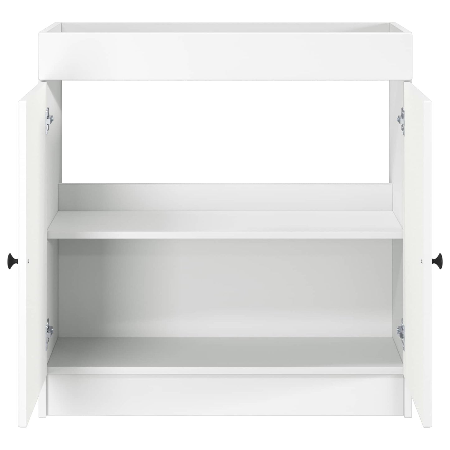vidaXL Ντουλάπι κάτω από τον νιπτήρα Λευκό 78,5 x 37,5 x 81 εκ