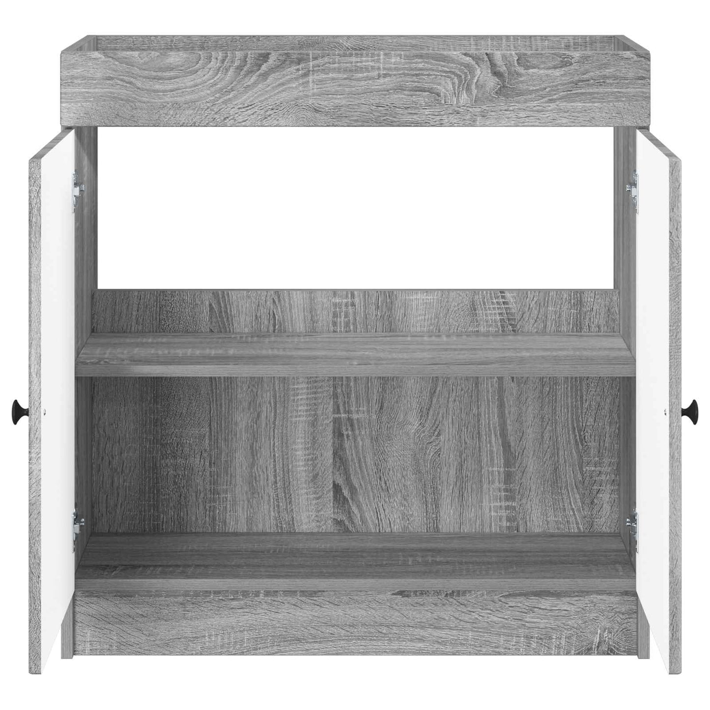 vidaXL Ντουλάπι κάτω από τον νιπτήρα Γκρι Sonoma 78,5 x 37,5 x 81 εκ