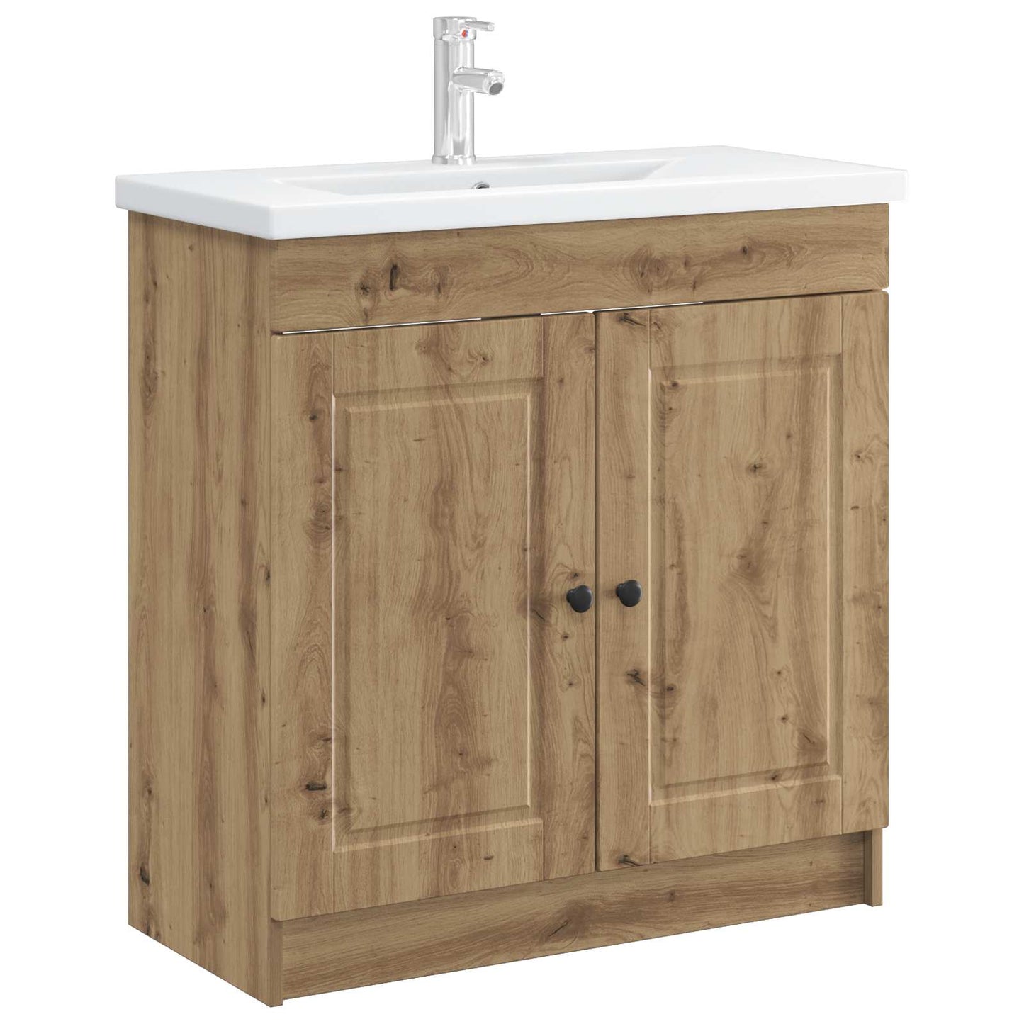 vidaXL Ντουλάπι κάτω από τον νιπτήρα Artisan Δρυς 78,5 x 37,5 x 81 εκ