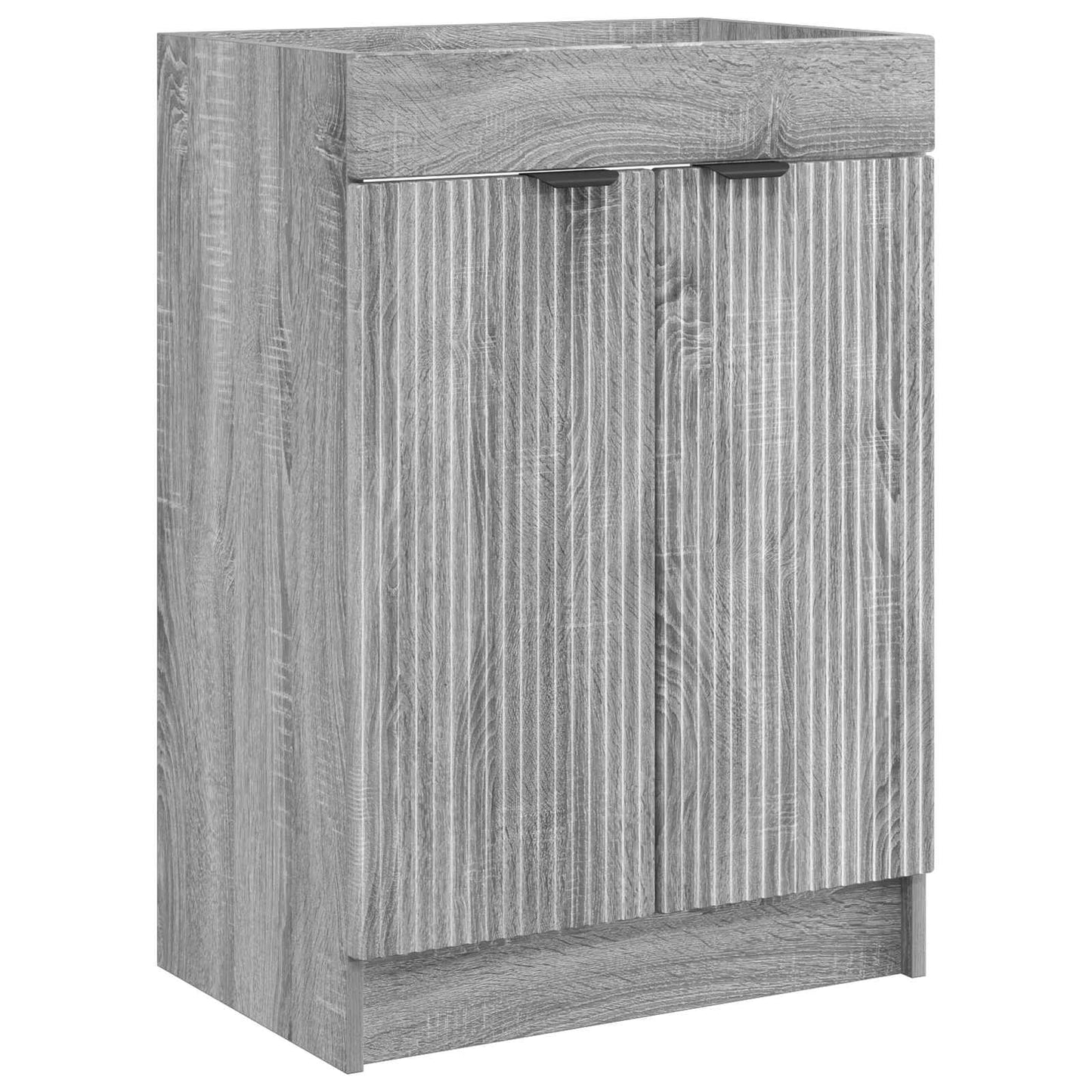 vidaXL Ντουλάπι κάτω από τον νιπτήρα Γκρι Sonoma 56 x 37,5 x 81 εκ