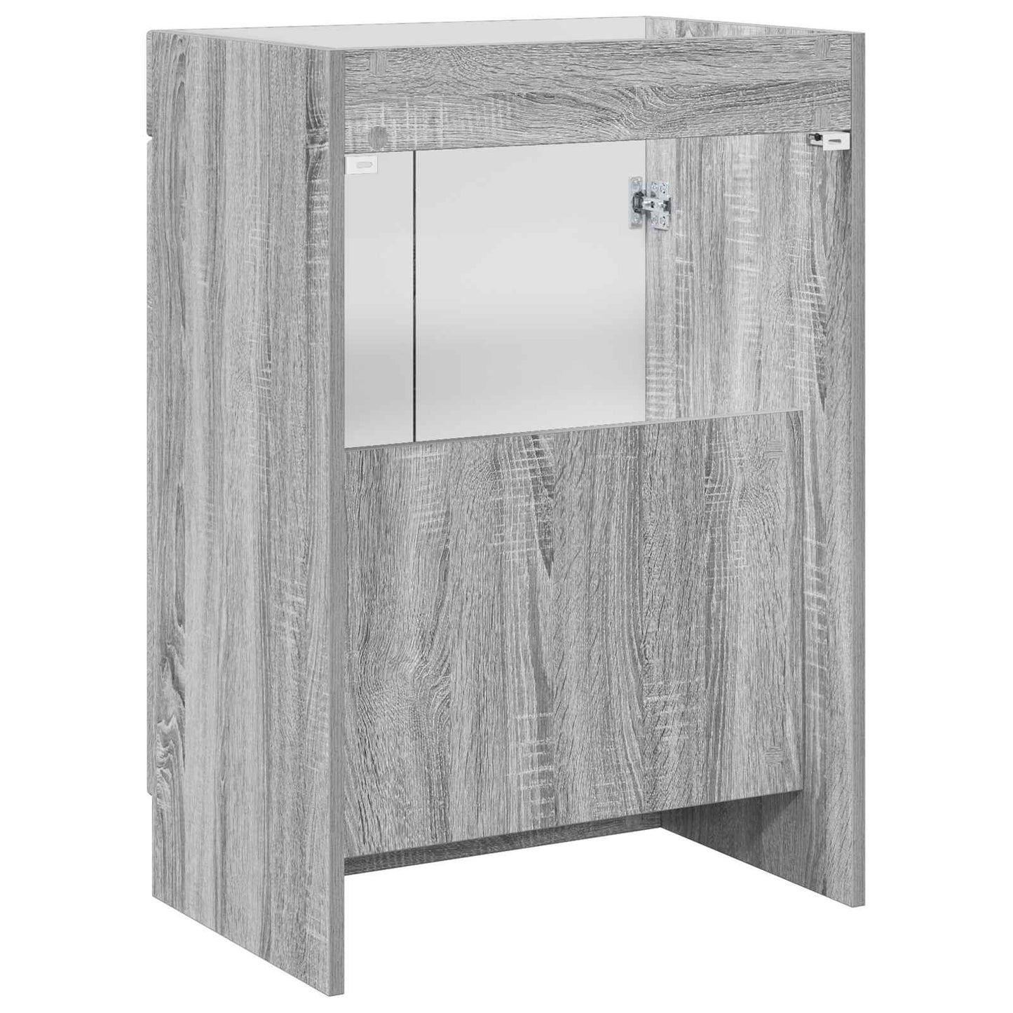 vidaXL Ντουλάπι κάτω από τον νιπτήρα Γκρι Sonoma 56 x 37,5 x 81 εκ
