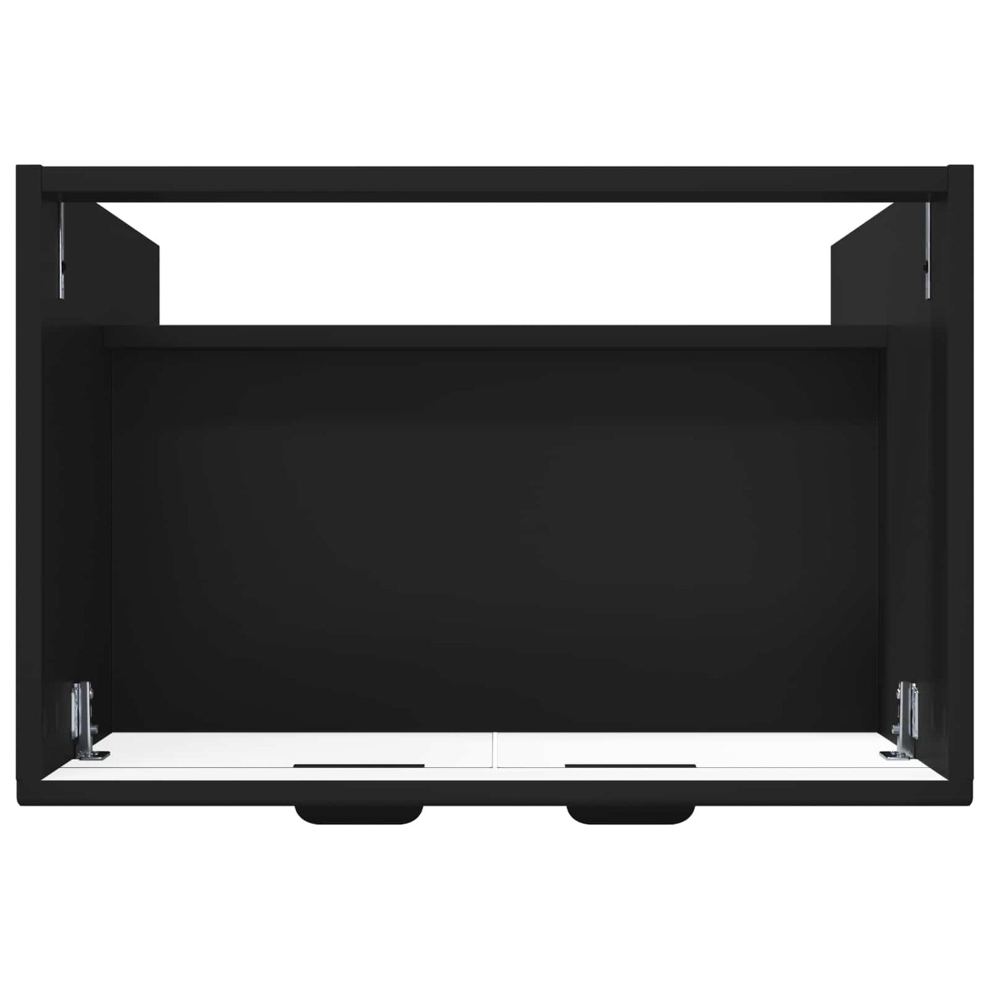 vidaXL Ντουλάπι κάτω από τον νιπτήρα Μαύρο 78,5 x 37,5 x 81 εκ