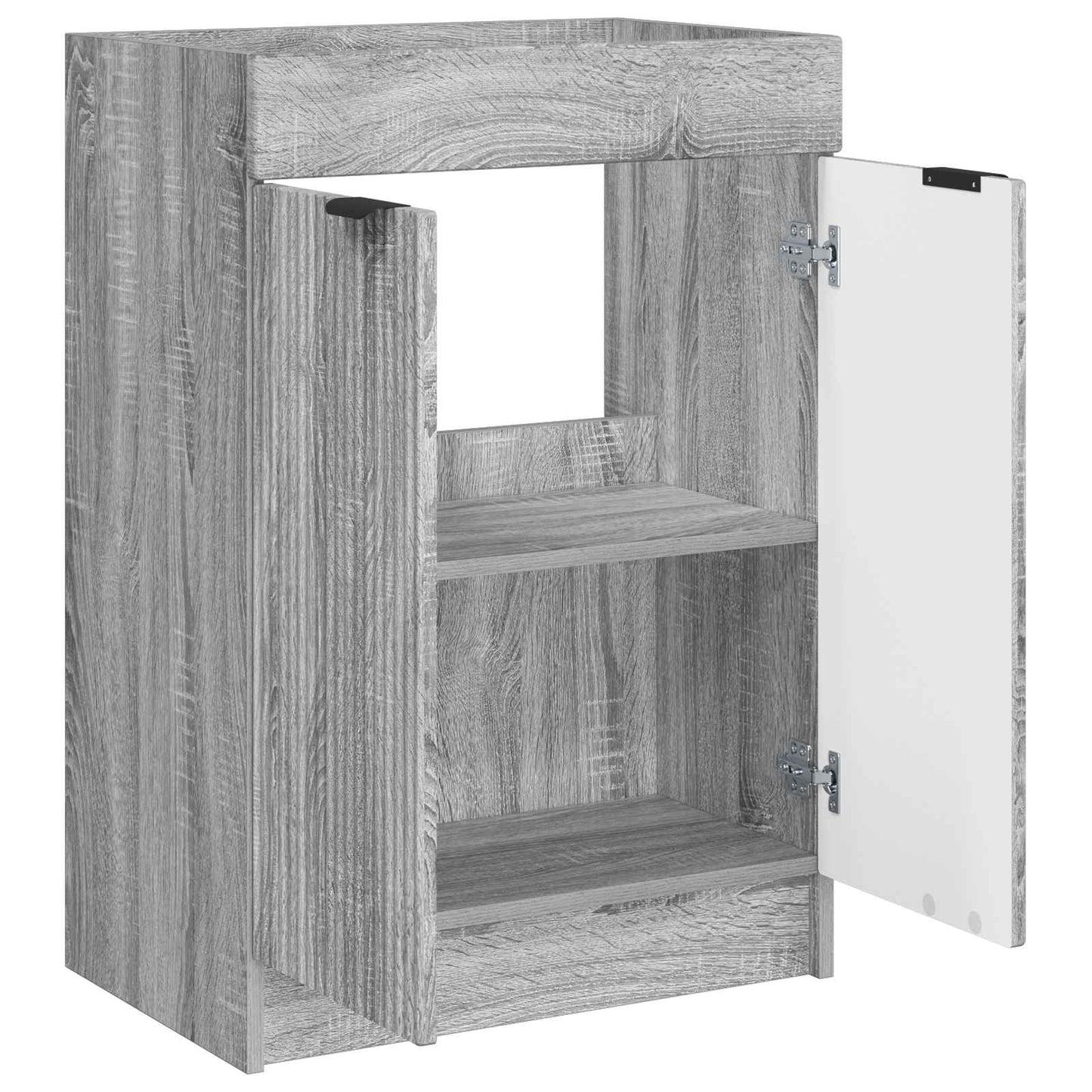vidaXL Ντουλάπι κάτω από τον νιπτήρα Γκρι Sonoma 78,5 x 37,5 x 81 εκ