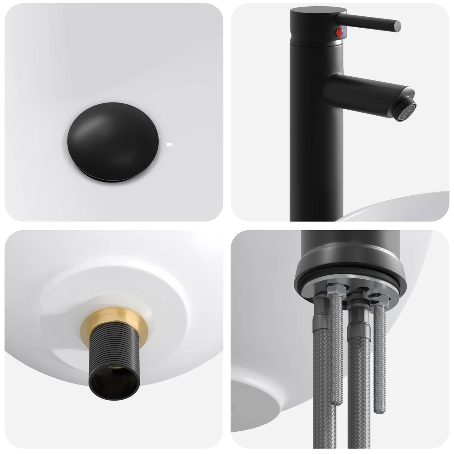 vidaXL Καθρέφτης μπάνιου με νιπτήρα Λευκό 54 x 35 x 83 εκ
