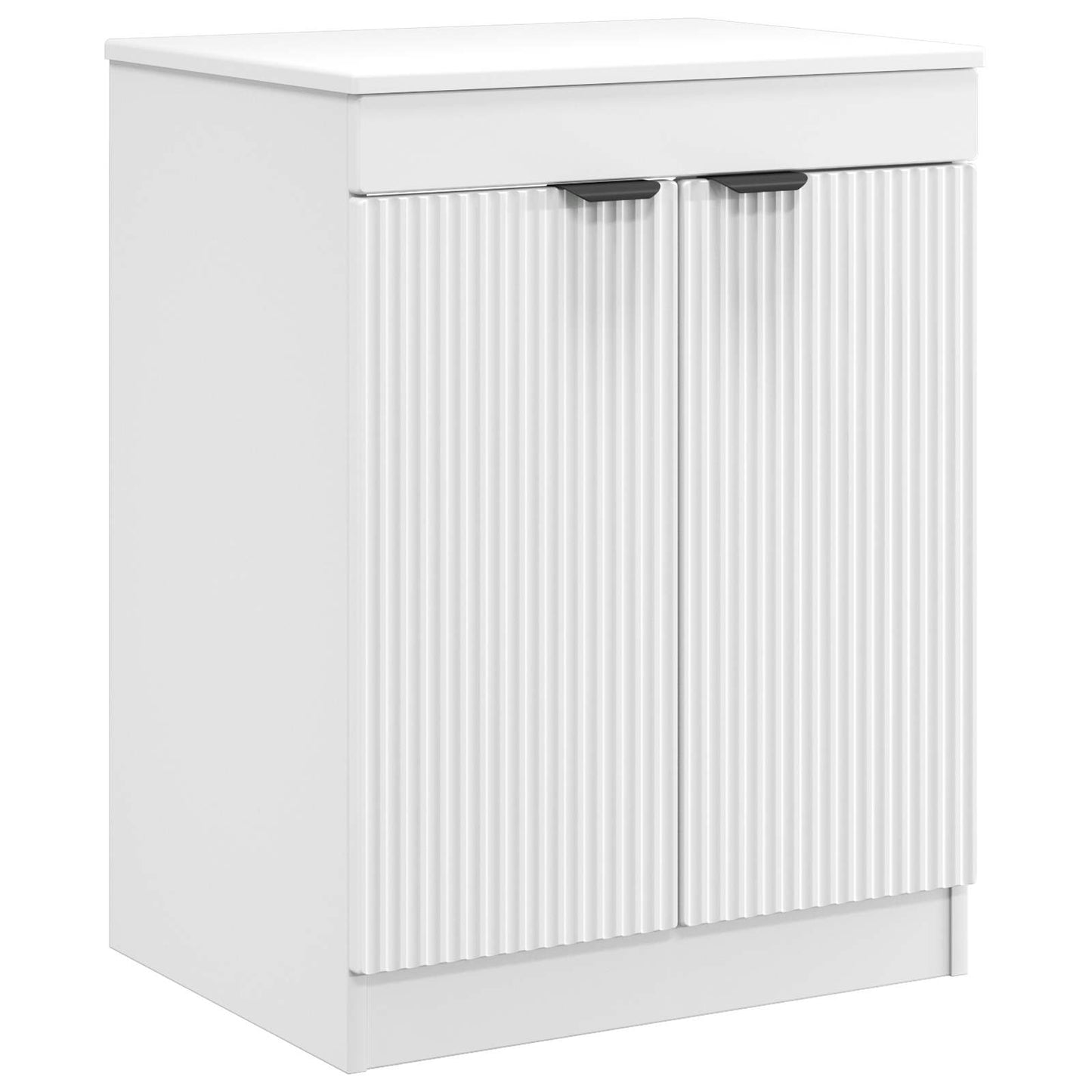 vidaXL Ντουλάπι Μπάνιου Λευκό 54 x 41 x 70 εκ Επεξεργασμένο Ξύλο