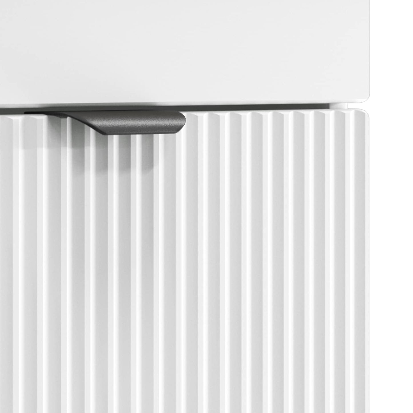 vidaXL Καθρέφτης μπάνιου με νιπτήρα Λευκό 54 x 35 x 83 εκ