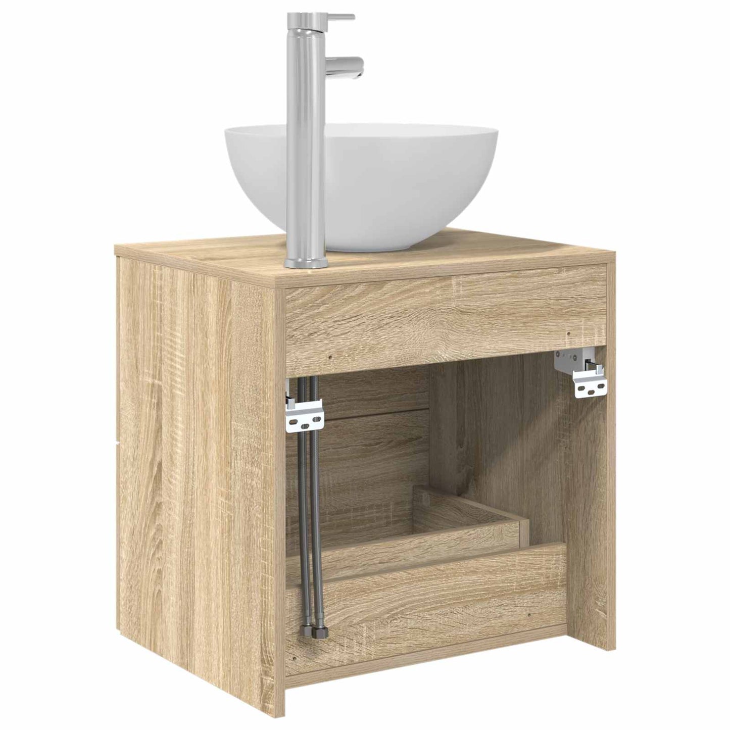 vidaXL Επιτοίχια Λεκάνη Έπιπλο Sonoma Δρυς 49,5 x 41 x 64,5 εκ