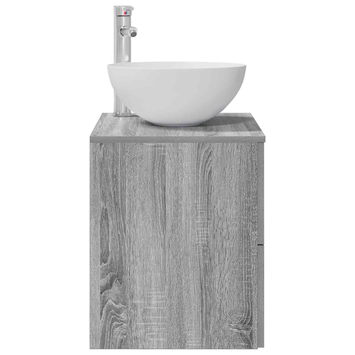 vidaXL Επιτοίχια Λεκάνη Έπιπλο Γκρι Sonoma 49,5 x 41 x 64,5 εκ