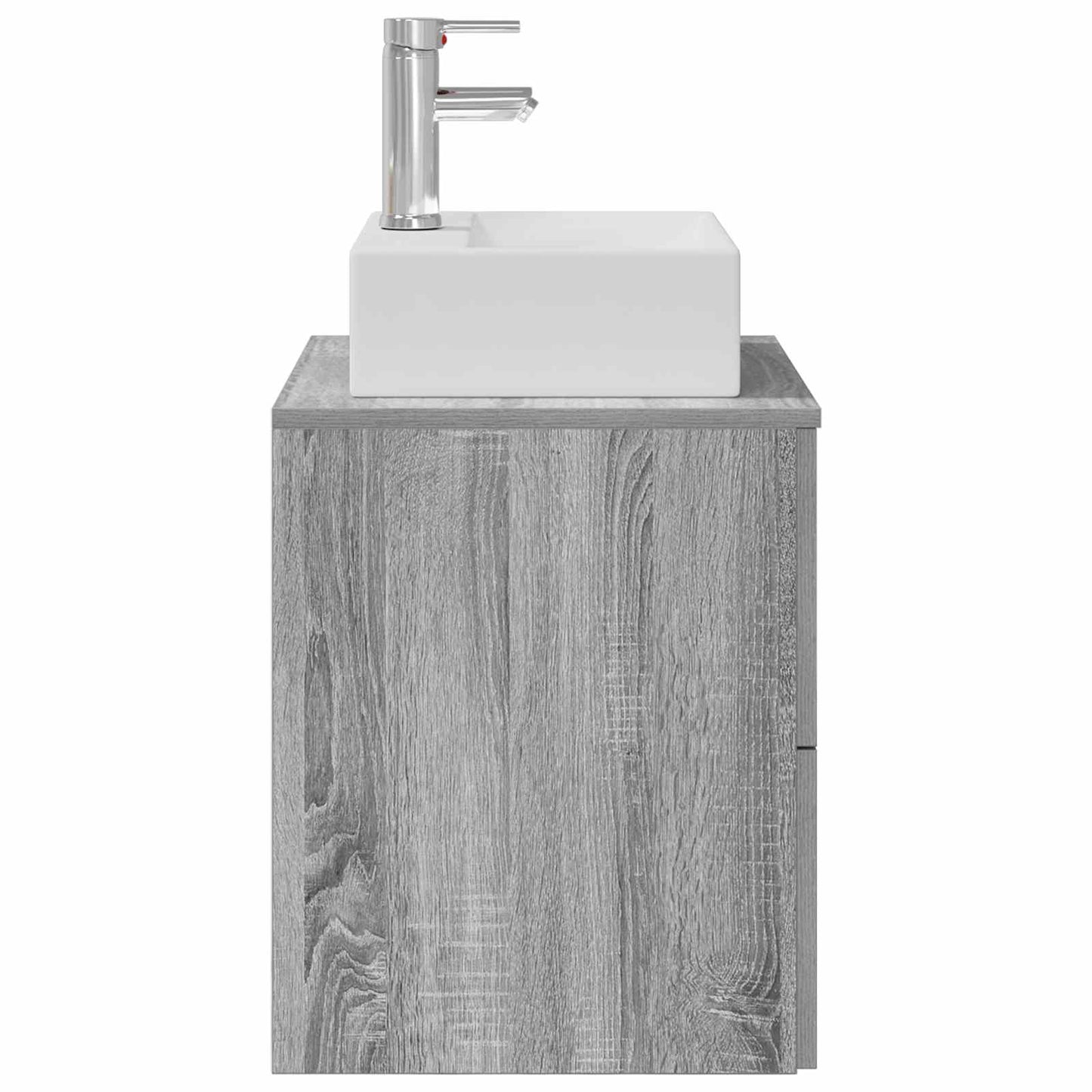 vidaXL Επιτοίχια Λεκάνη Έπιπλο Γκρι Sonoma 49,5 x 41 x 62,5 εκ