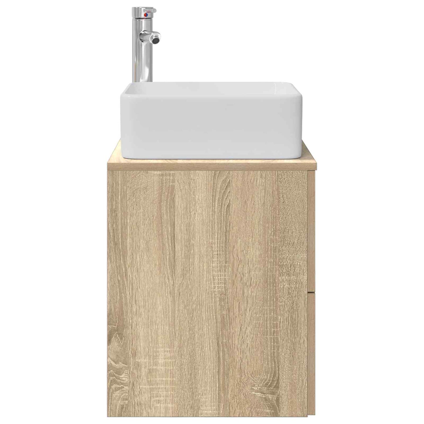 vidaXL Επιτοίχια Λεκάνη Έπιπλο Sonoma Δρυς 53 x 34,5 x 63 εκ