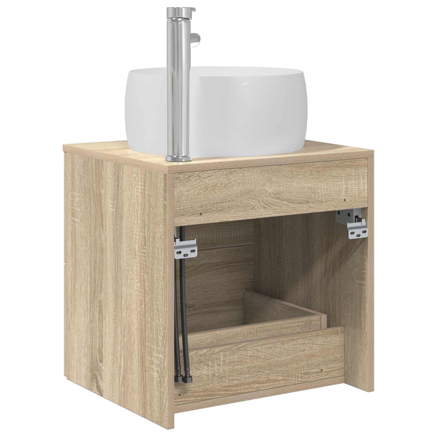 vidaXL Επιτοίχια Λεκάνη Έπιπλο Sonoma Δρυς 49,5 x 44,5 x 66 εκ