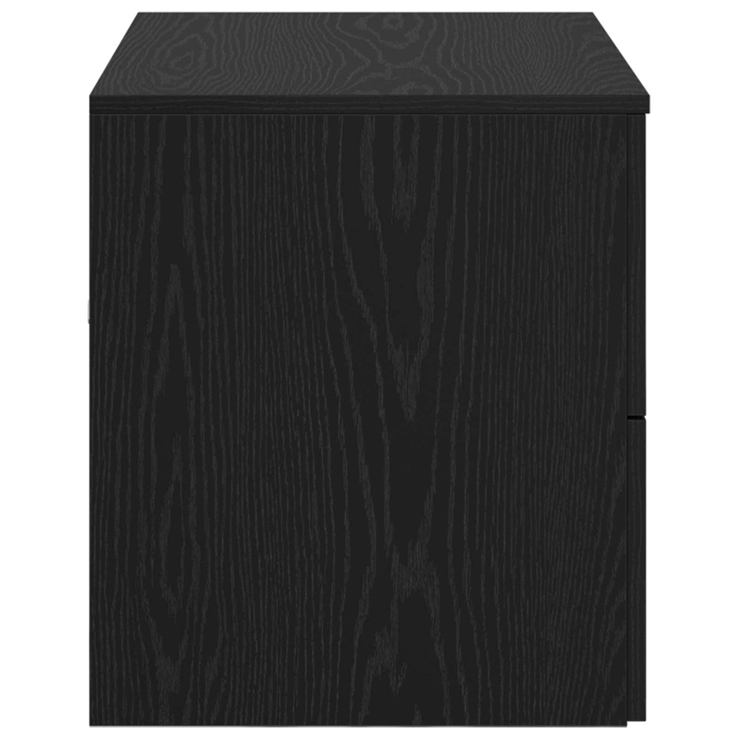 vidaXL Τοίχου Μπάνιου Κάβινες Μαύρη Δρυς 62,5 x 44,5 x 50 εκ.