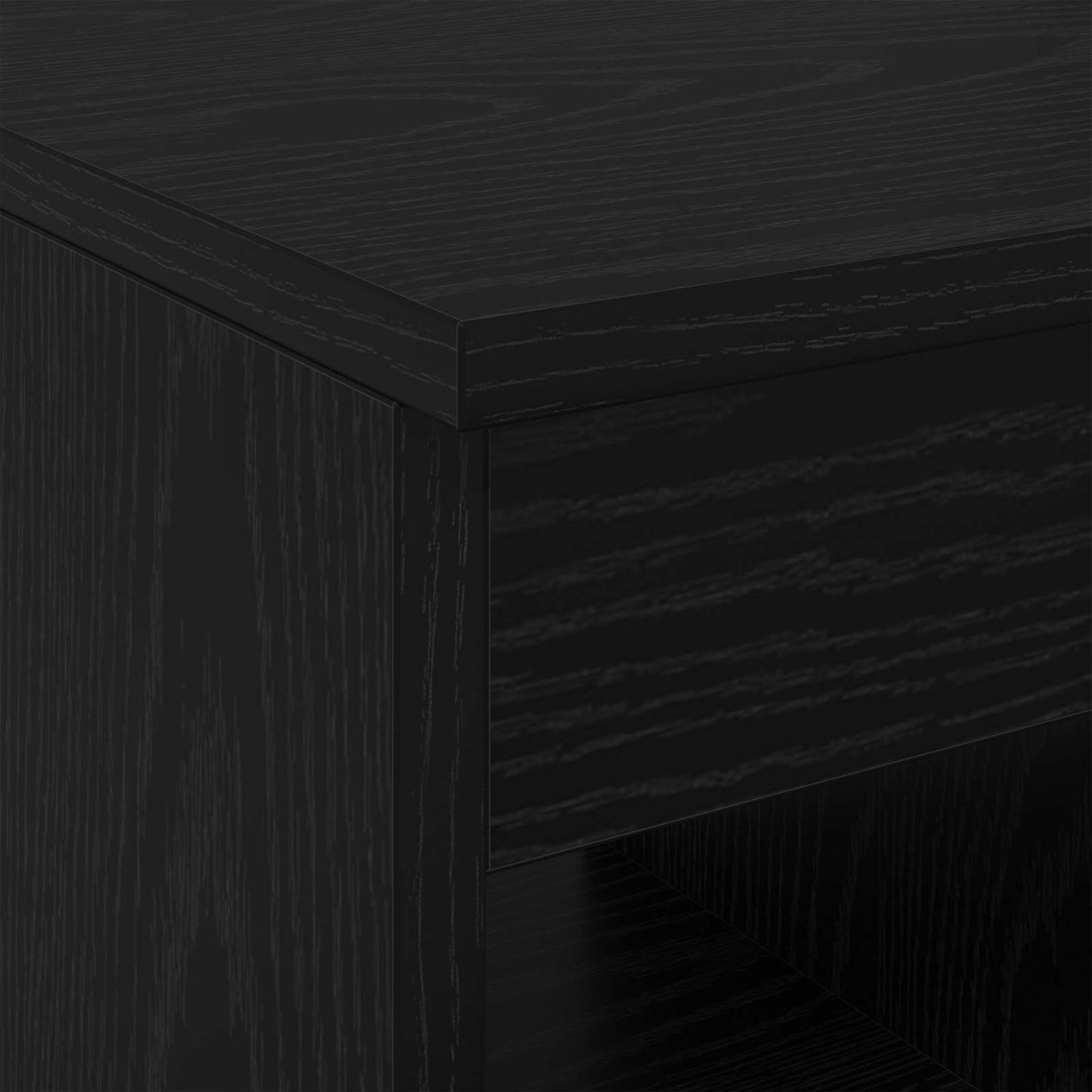 vidaXL Ντουλάπι Μπάνιου Ενδιάμεσο Μαύρη Δρυς 30 x 41 x 50 εκ.
