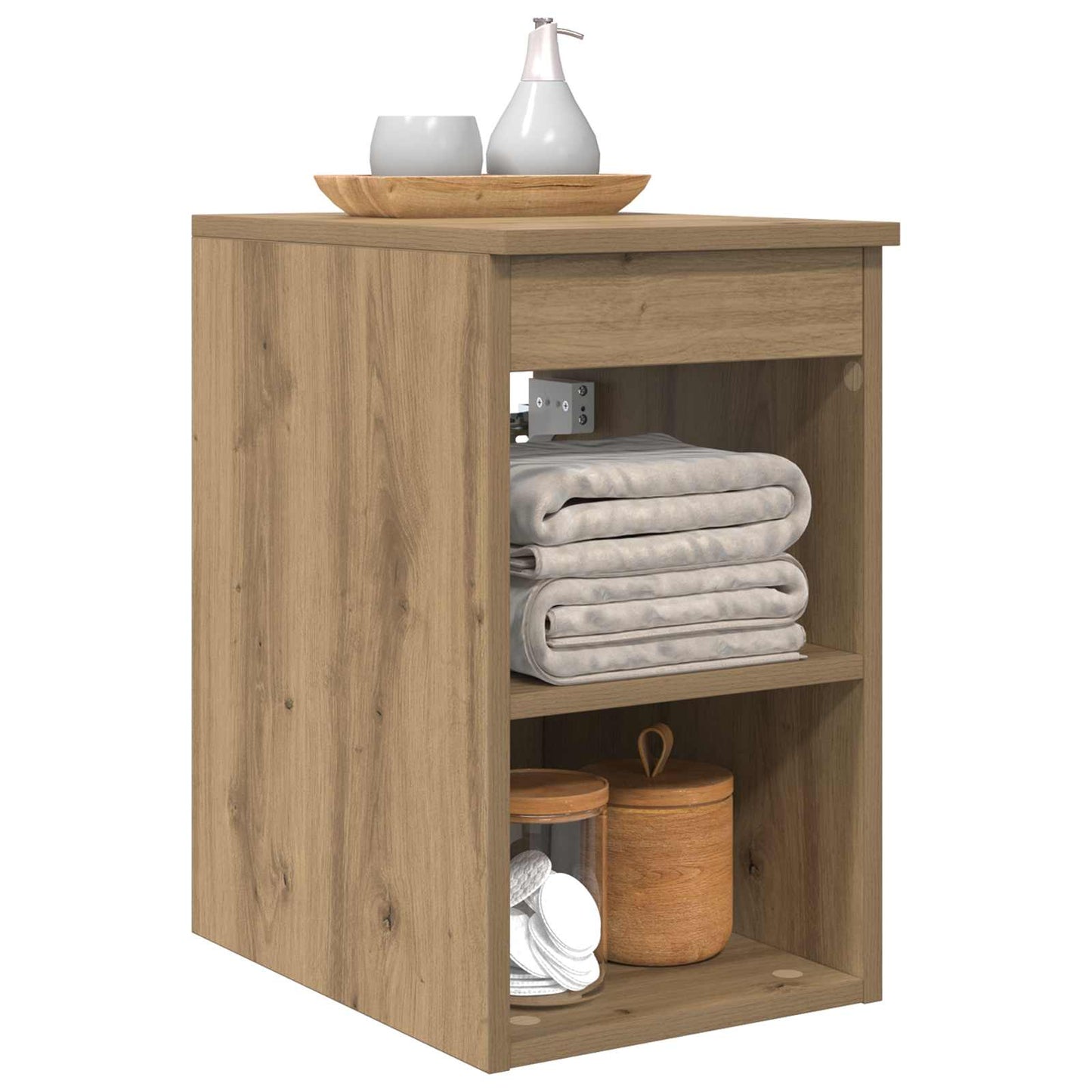 vidaXL Ντουλάπι Μπάνιου Ενδιάμεσο Artisan Δρυς 30 x 41 x 50 εκ.