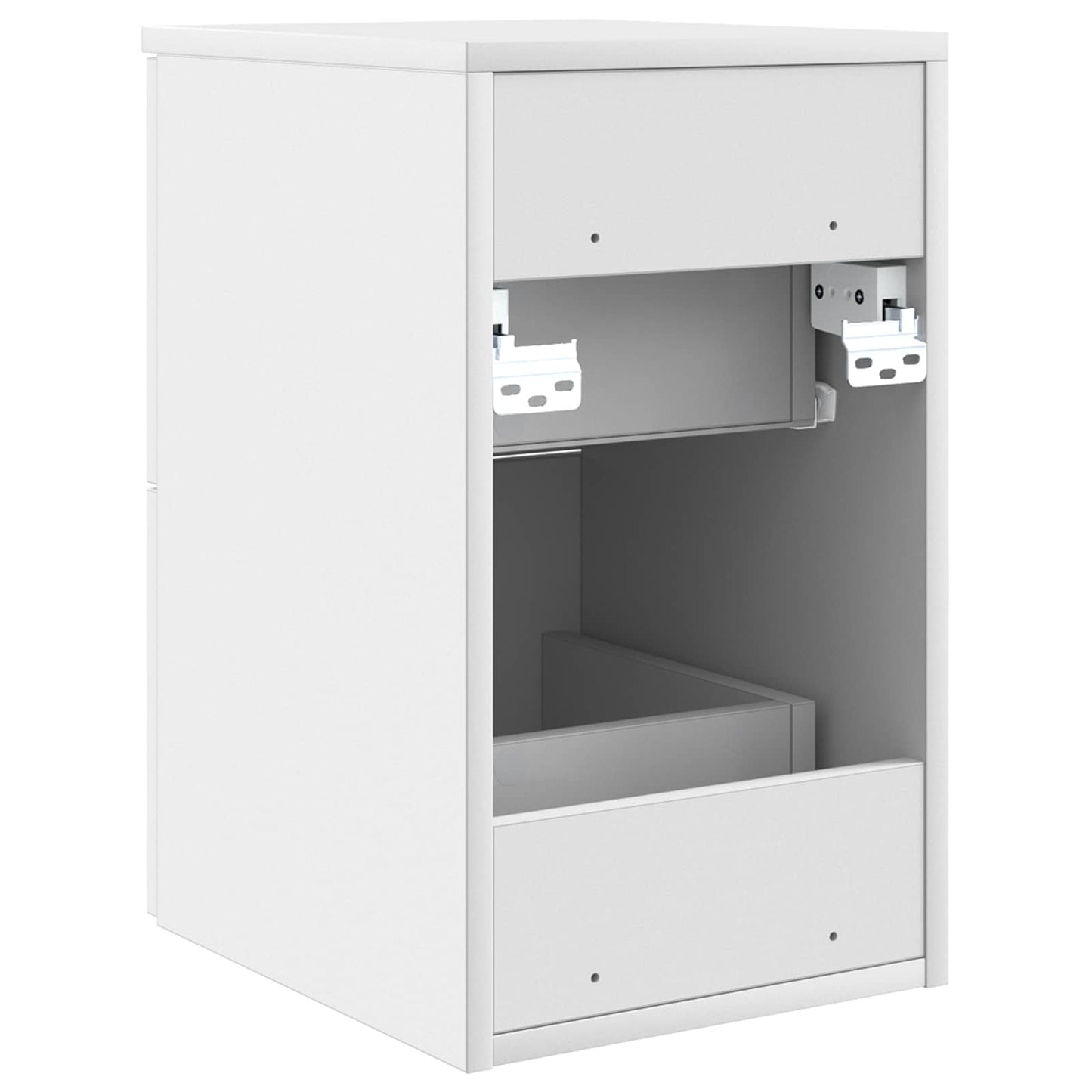 vidaXL Ντουλάπι Μπάνιου Ενδιάμεσο Λευκό 30 x 35 x 50 εκ.