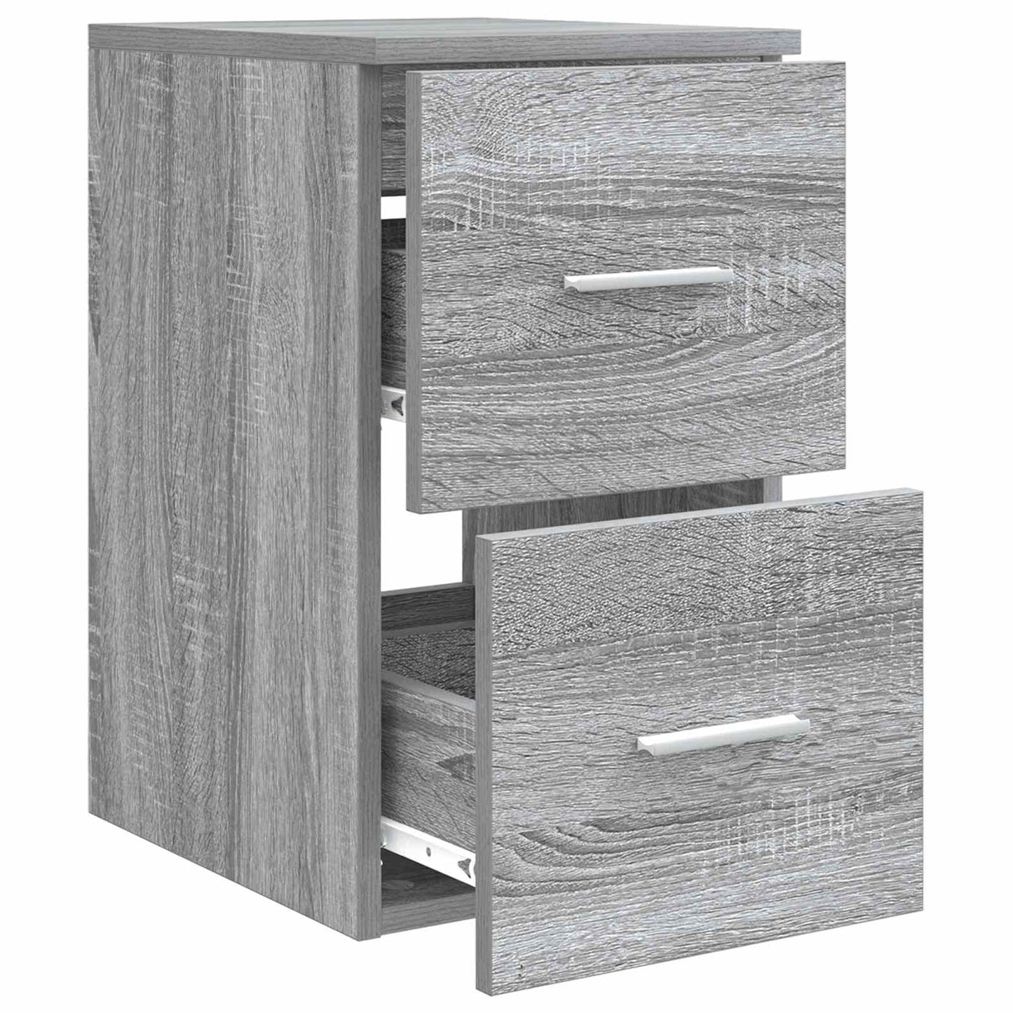 vidaXL Ντουλάπι Μπάνιου Ενδιάμεσο Γκρι Sonoma 30 x 44,5 x 50 εκ.