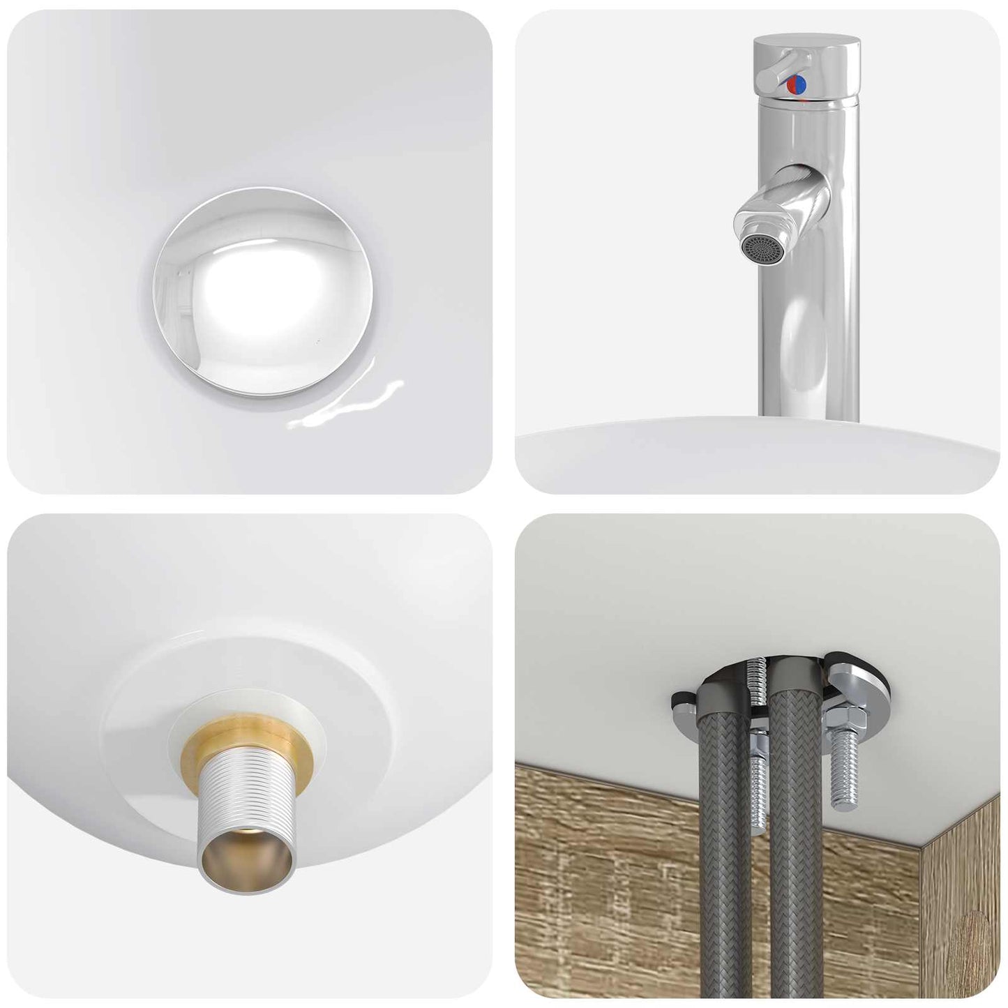 vidaXL Επιτοίχια Λεκάνη Έπιπλο Sonoma Δρυς 49,5 x 35 x 63 εκ