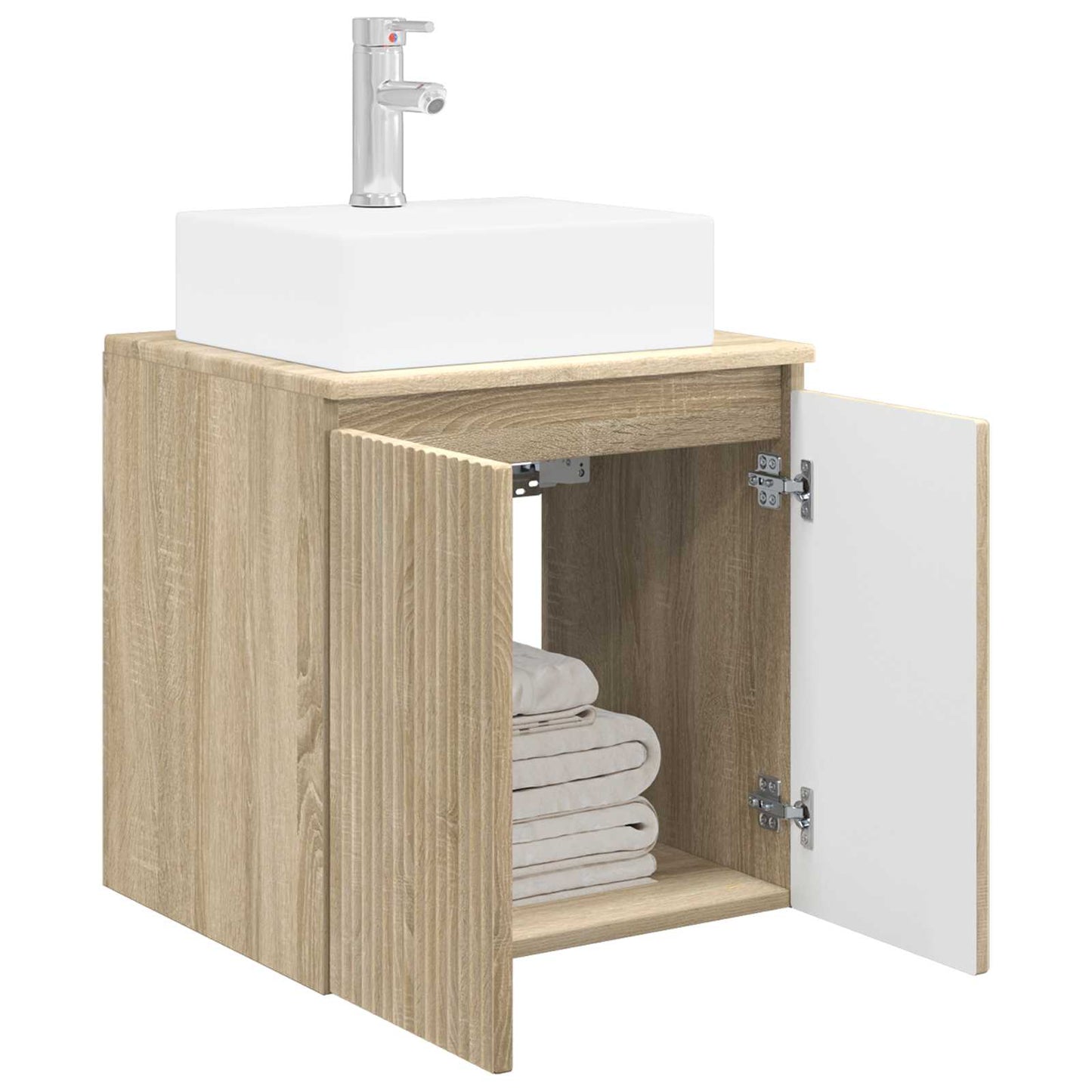 vidaXL Επιτοίχια Λεκάνη Έπιπλο Sonoma Δρυς 49,5 x 41 x 62,5 εκ