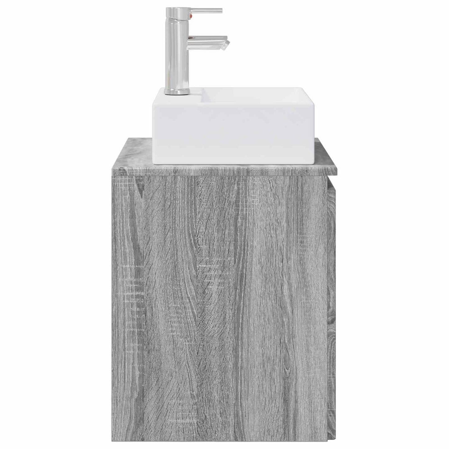 vidaXL Επιτοίχια Λεκάνη Έπιπλο Γκρι Sonoma 49,5 x 41 x 62,5 εκ