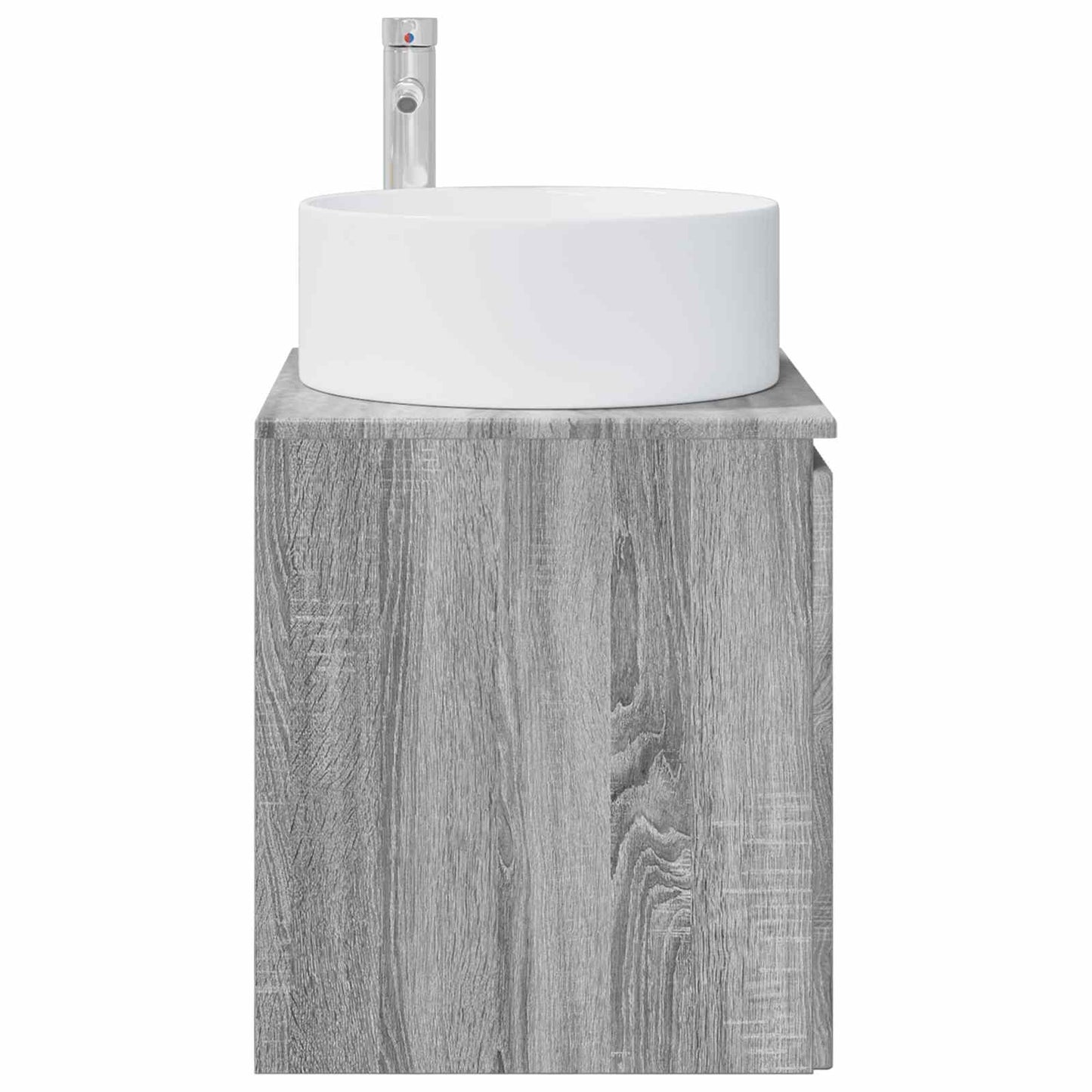 vidaXL Επιτοίχιος νιπτήρας βανίλιας Γκρι Sonoma 49,5 x 44,5 x 65,5 εκ