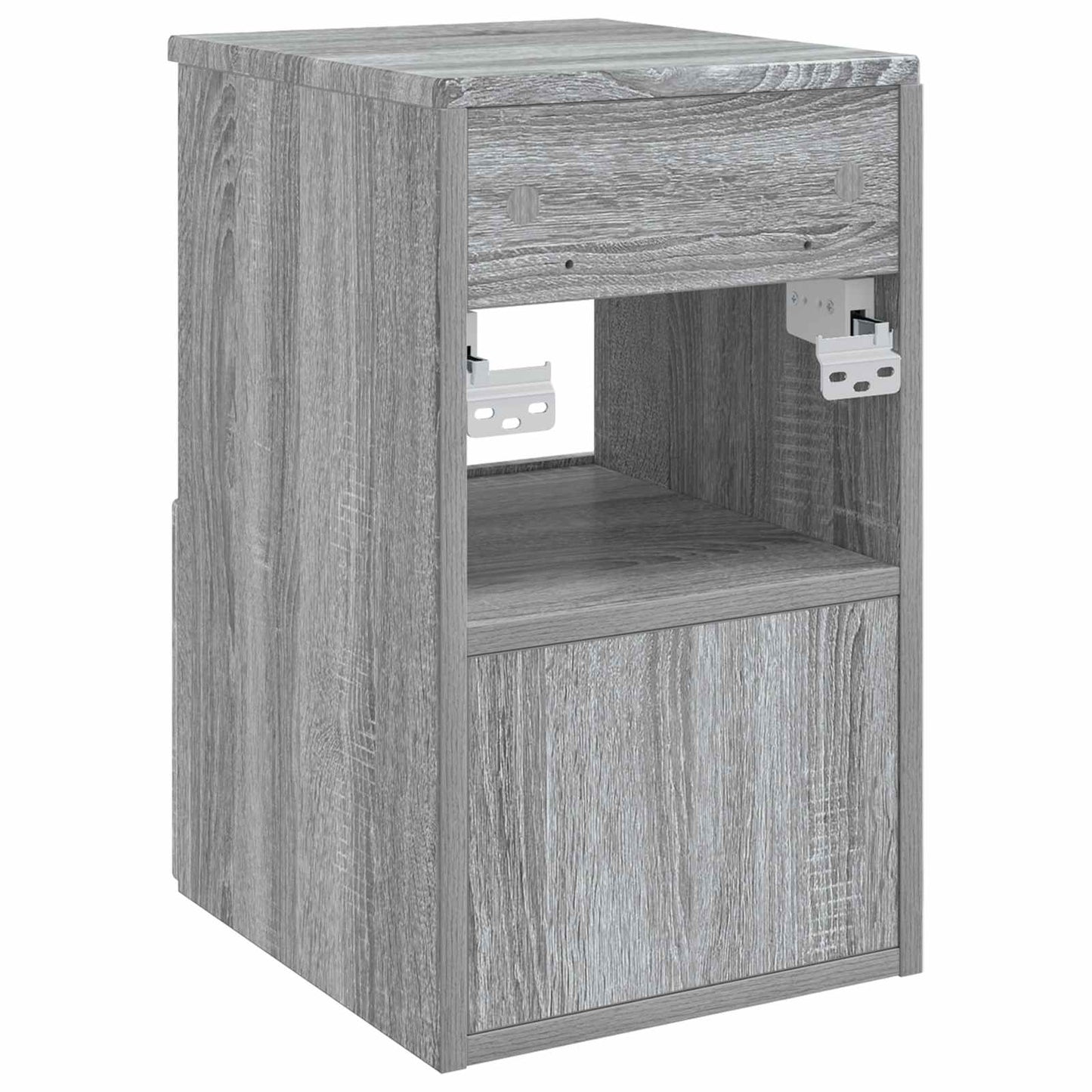 vidaXL Ντουλάπι Μπάνιου Γκρι Sonoma 30 x 35 x 50 εκ.