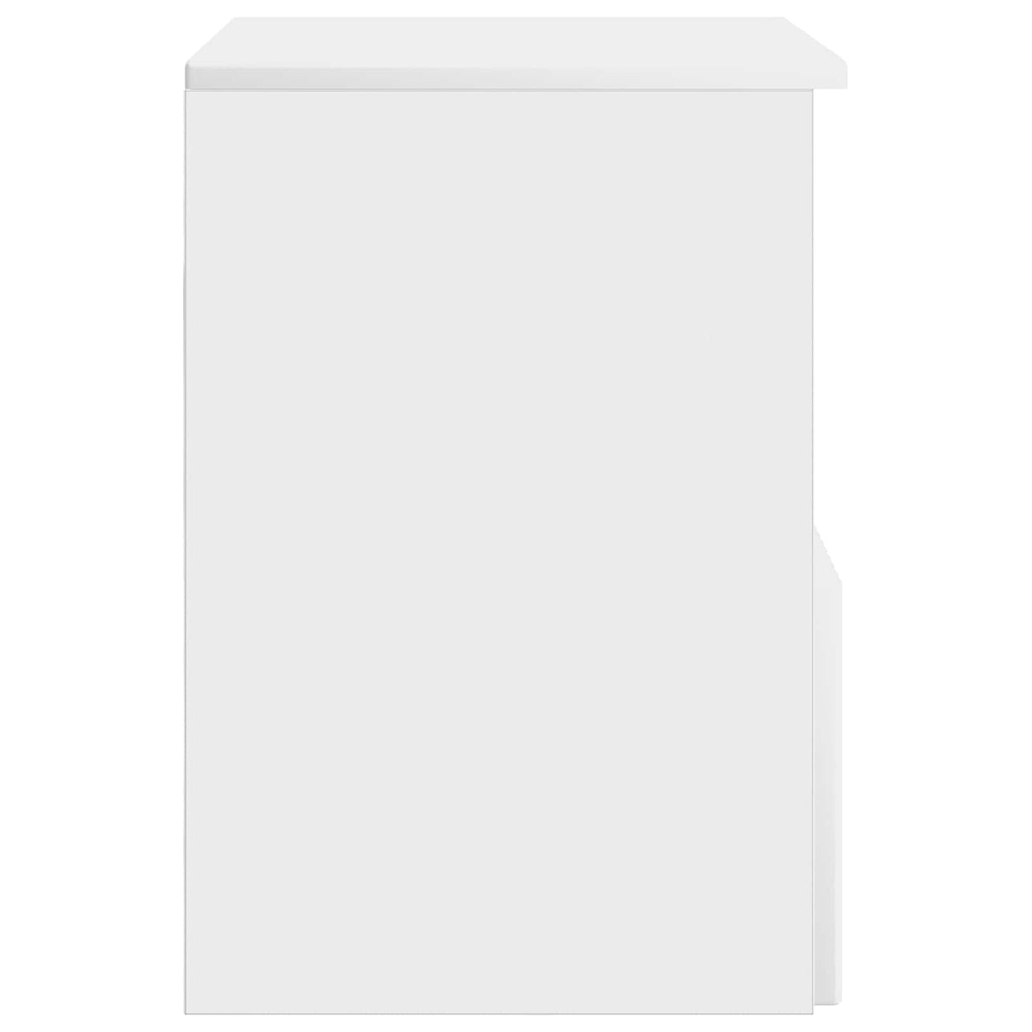 vidaXL Ντουλάπι Μπάνιου Λευκό 30 x 44,5 x 50 εκ. Επεξεργασμένο Ξύλο