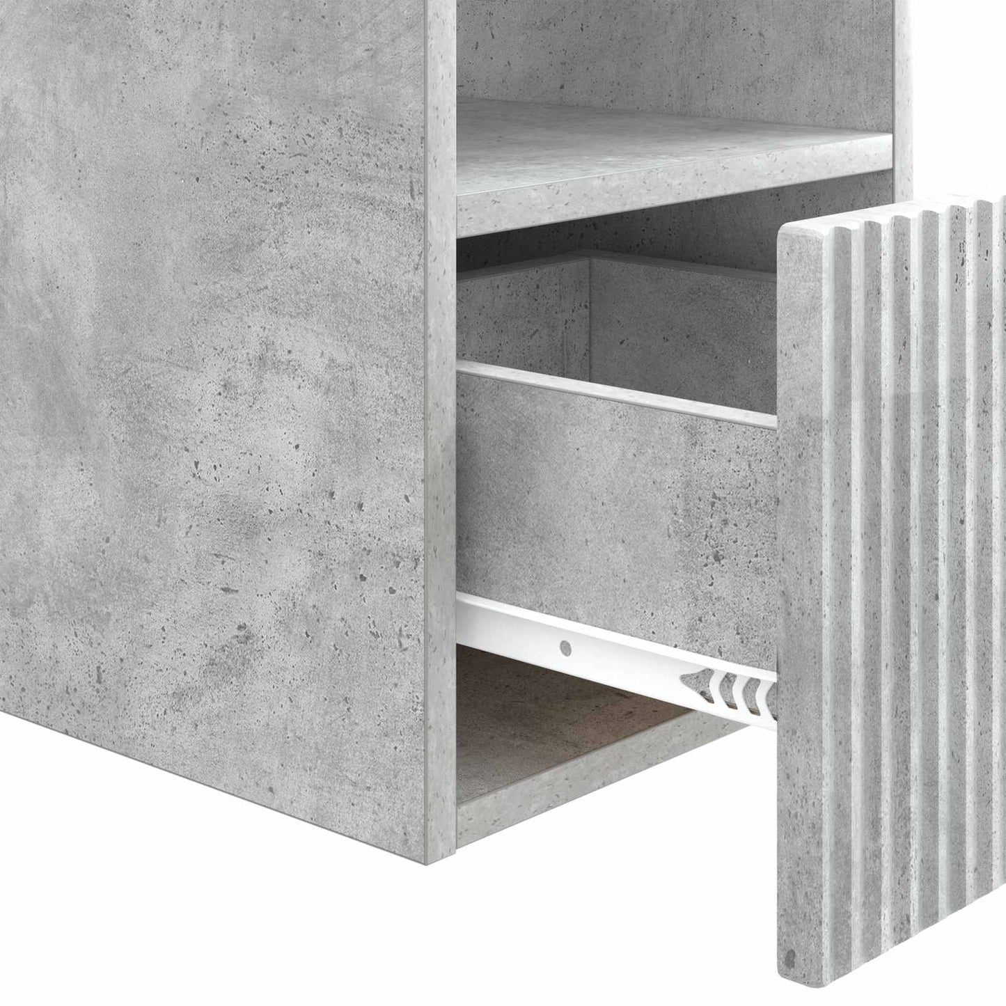vidaXL Ντουλάπι Μπάνιου Γκρι Σκυροδέματος 30 x 44,5 x 50 εκ.