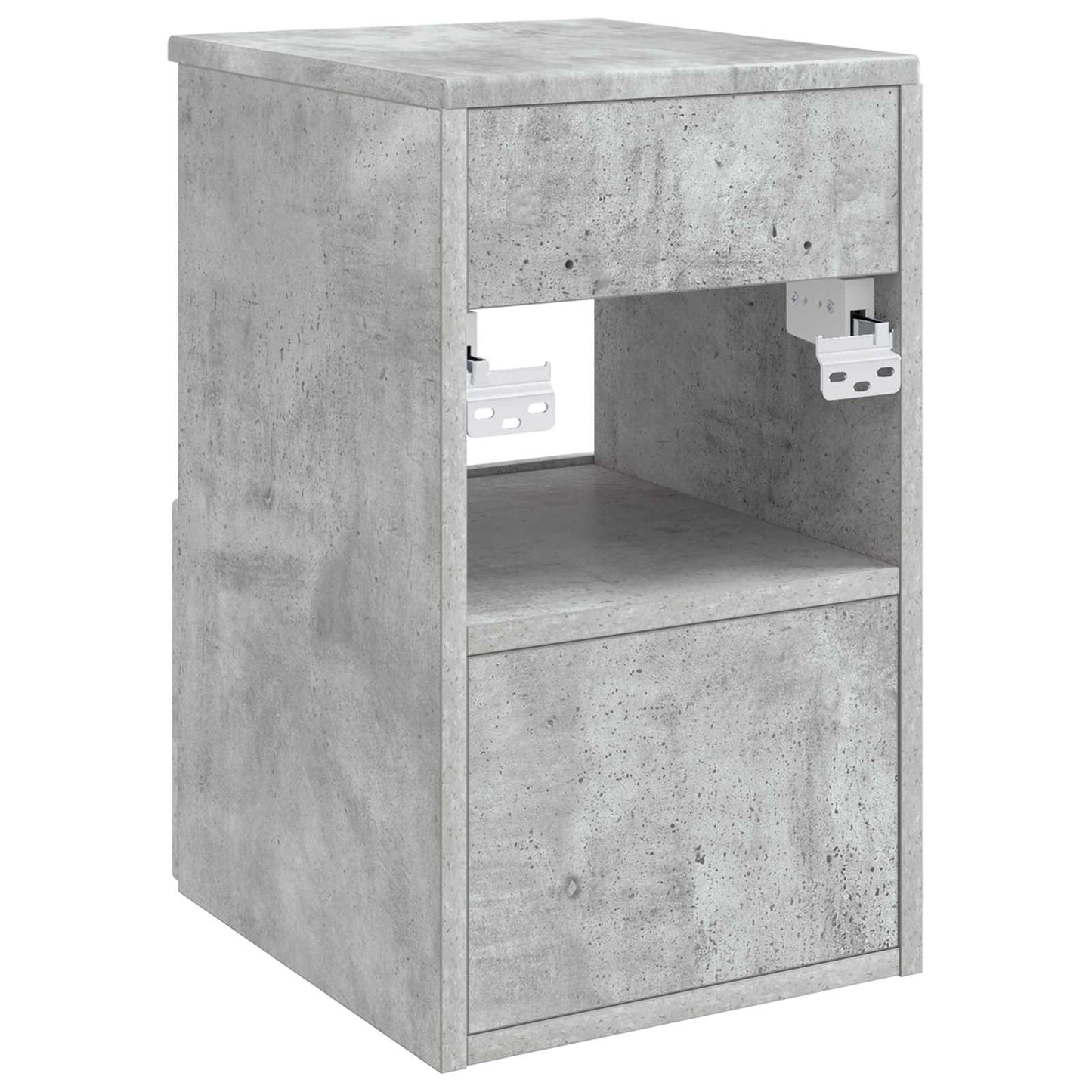 vidaXL Ντουλάπι Μπάνιου Γκρι Σκυροδέματος 30 x 44,5 x 50 εκ.