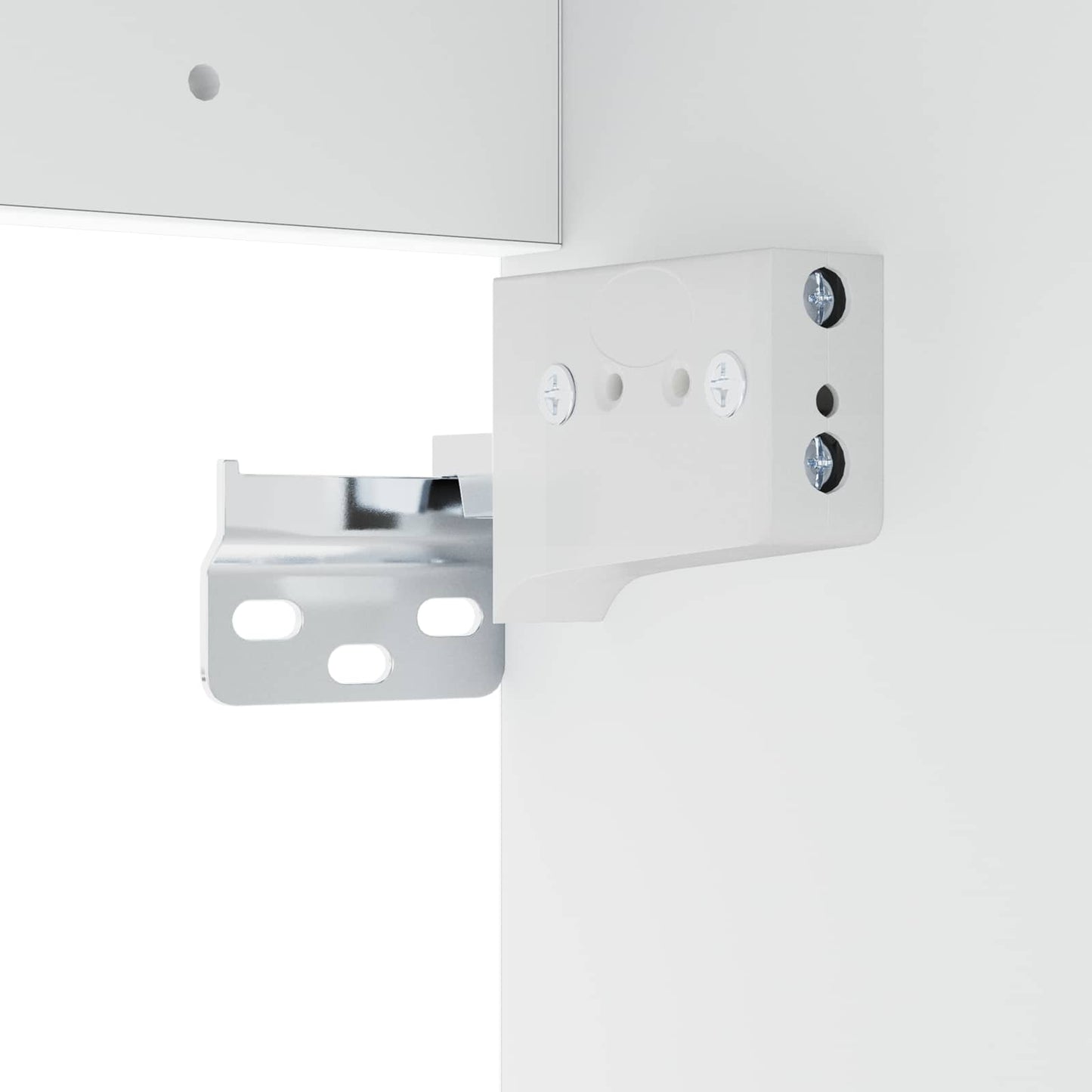 vidaXL Ντουλάπι Μπάνιου Γυαλιστερό Λευκό 30 x 44,5 x 50 εκ.