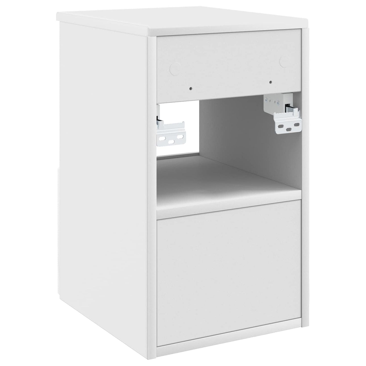 vidaXL Ντουλάπι Μπάνιου Γυαλιστερό Λευκό 30 x 44,5 x 50 εκ.