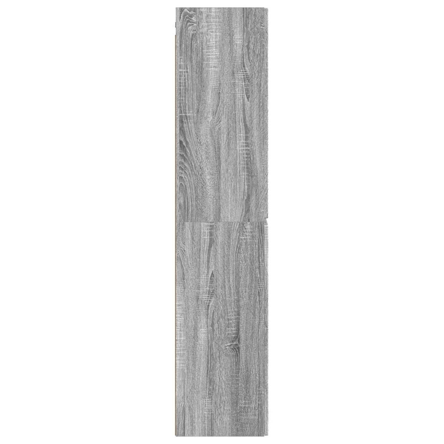 vidaXL Τοίχου Ντουλάπα Μπάνιου Γκρι Sonoma 33 x 34,5 x 160 εκ