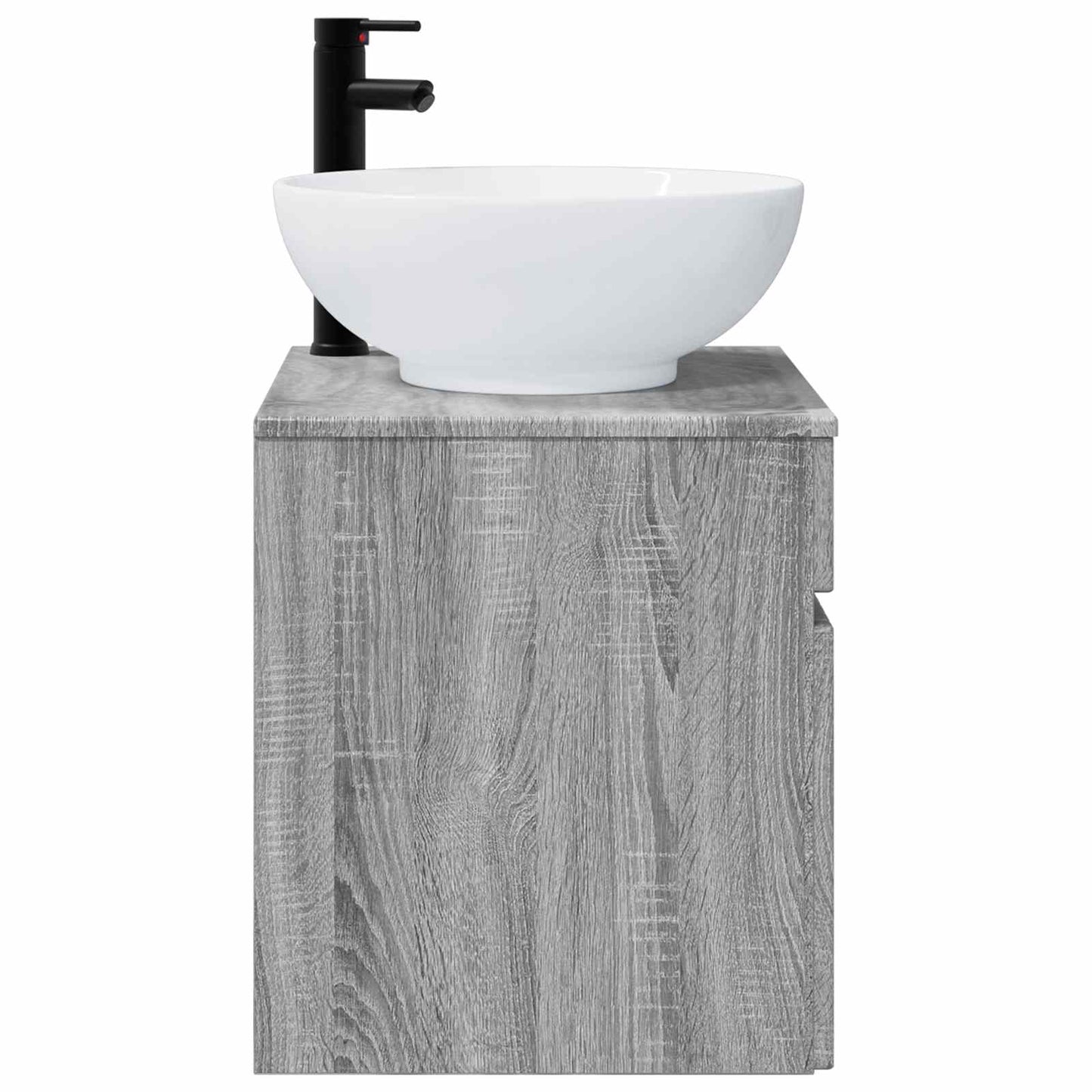 vidaXL Επιτοίχιος νιπτήρας βανίλιας Γκρι Sonoma 49 x 44,5 x 66,5 εκ