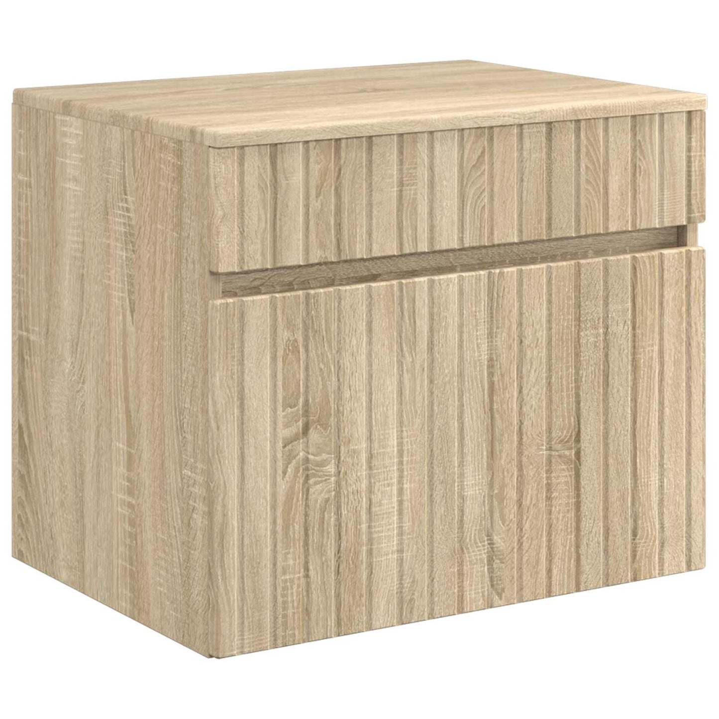 vidaXL Τοίχου Ντουλάπα Μπάνιου Sonoma Δρυς 59 x 44,5 x 50 εκ