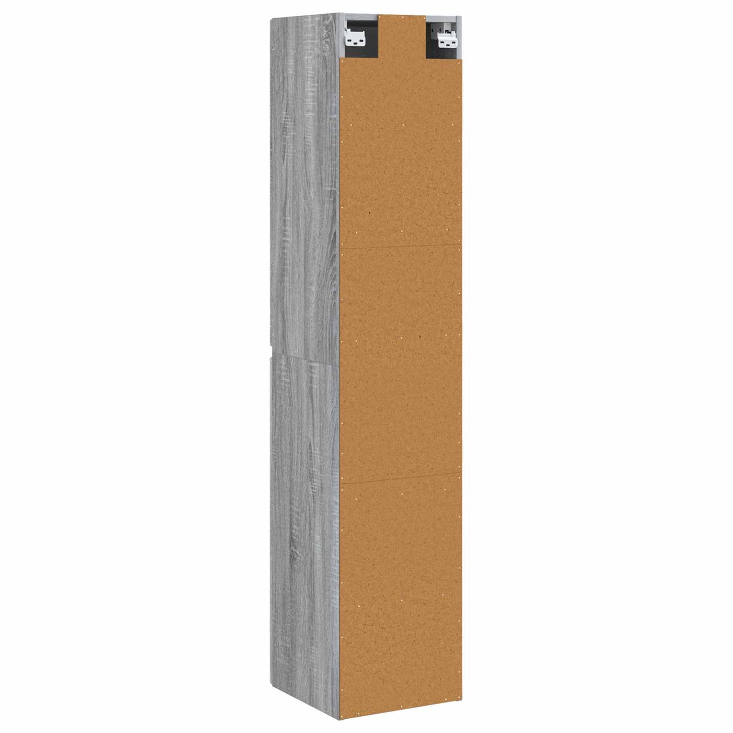 vidaXL Τοίχου Ντουλάπα Μπάνιου Γκρι Sonoma 33 x 34,5 x 160 εκ