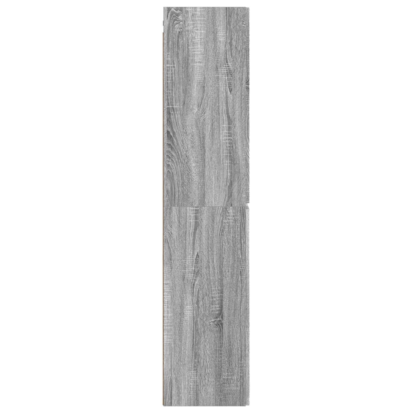 vidaXL Τοίχου Ντουλάπα Μπάνιου Γκρι Sonoma 33 x 34,5 x 160 εκ