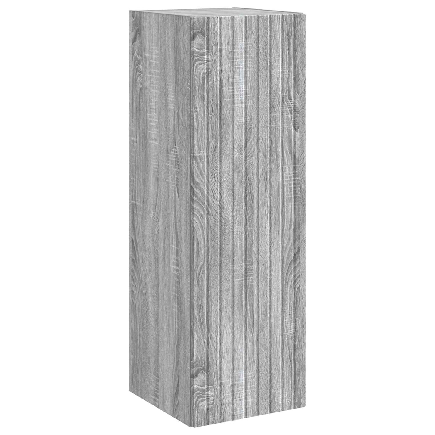 vidaXL Τοίχου Ντουλάπα Μπάνιου Γκρι Sonoma 33 x 34,5 x 100 εκ