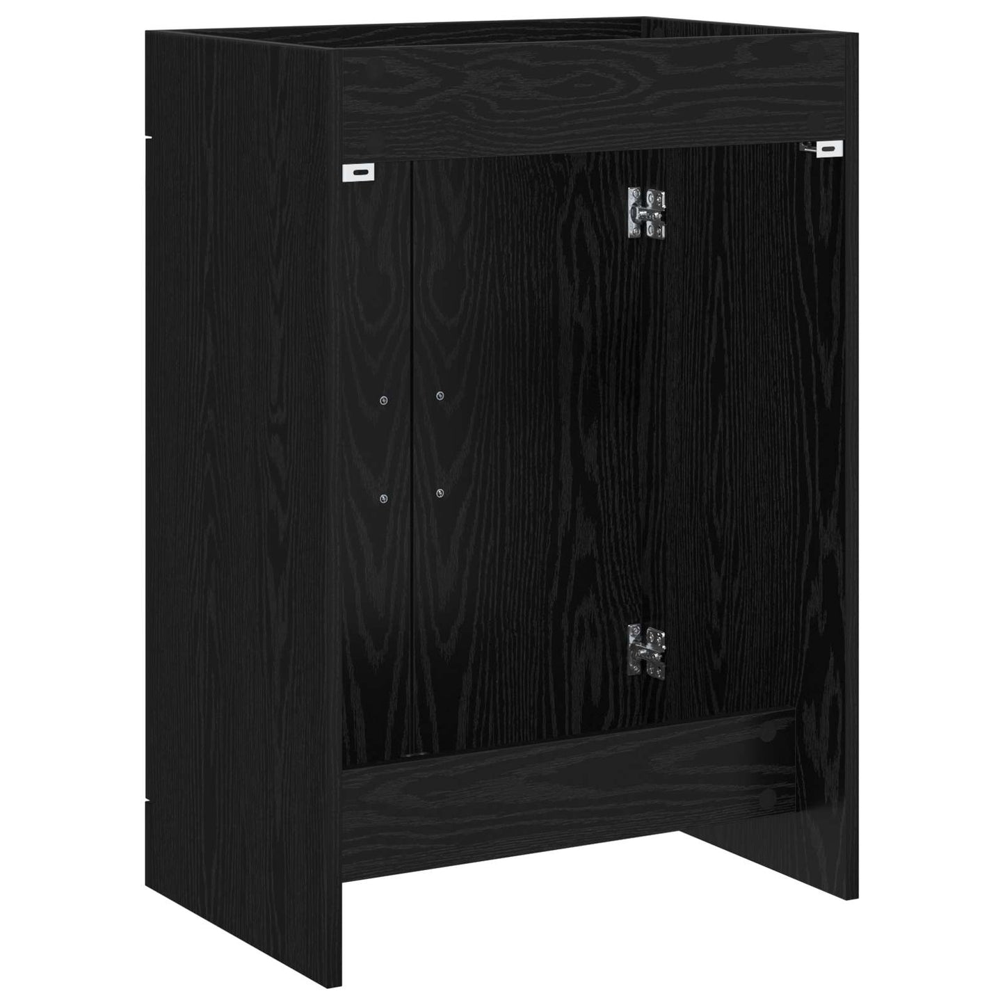 vidaXL Ντουλάπι Κάτω από τον Νιπτήρα Μαύρη Δρυς 56 x 37,5 x 81 εκ